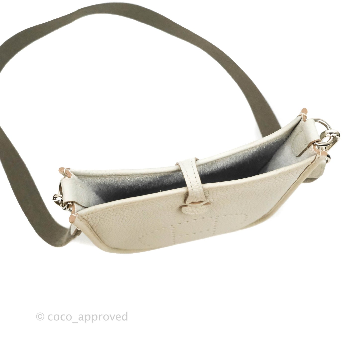 Hermès Mini Evelyne 16 Bleu Pal/ Gris Etain Amazone Palladium Hardware