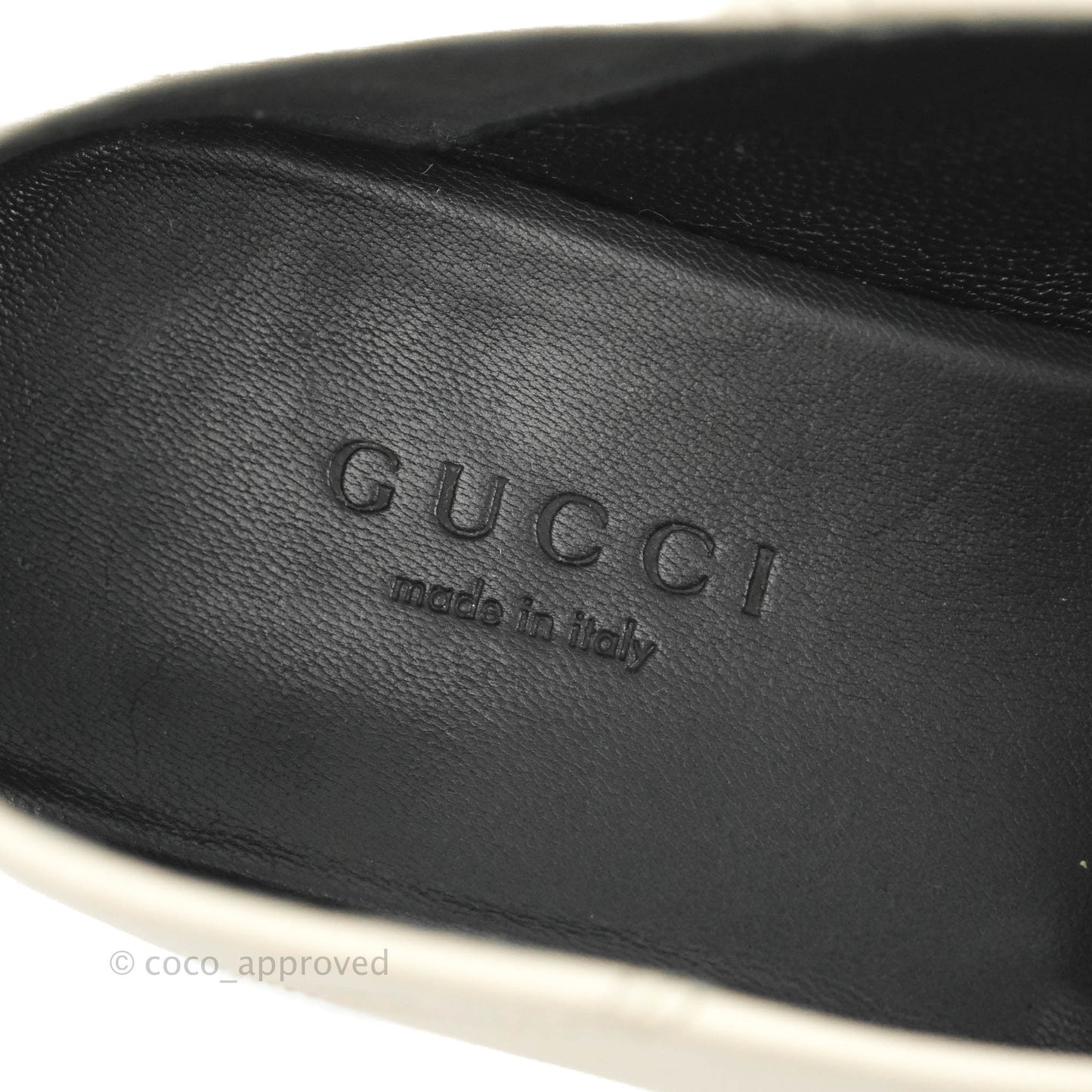Gucci Horsebit Loafer White Leather Size 36