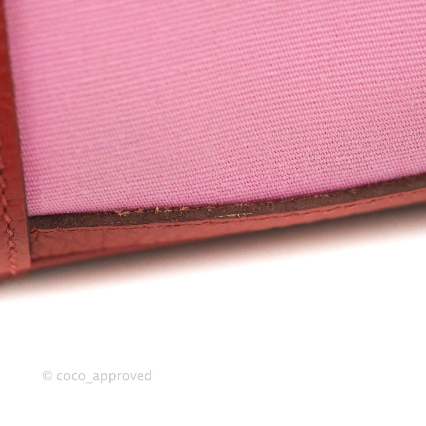 Hermès Garden Party 30 Pink / Red Duchesse Canvas