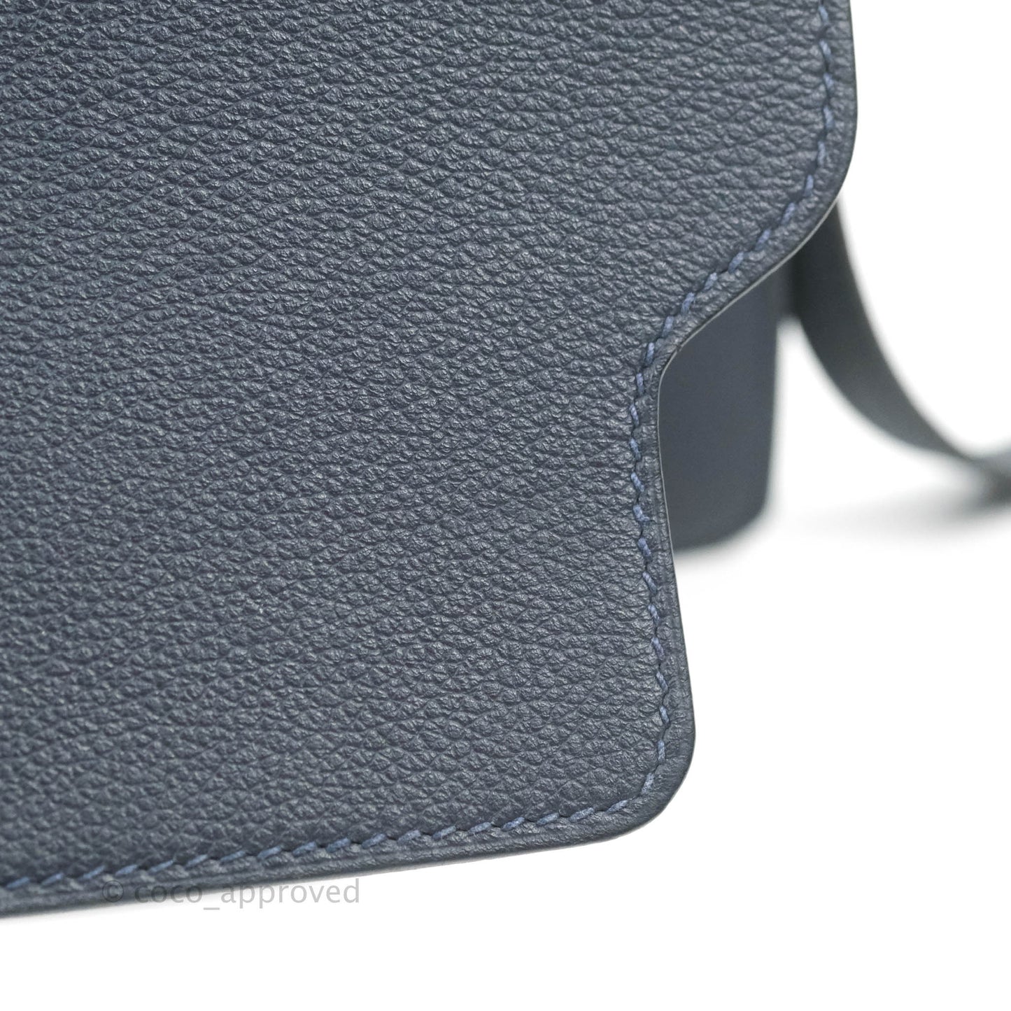 Hermès Roulis Mini 18 Bleu Nuit Evercolor Palladium Hardware