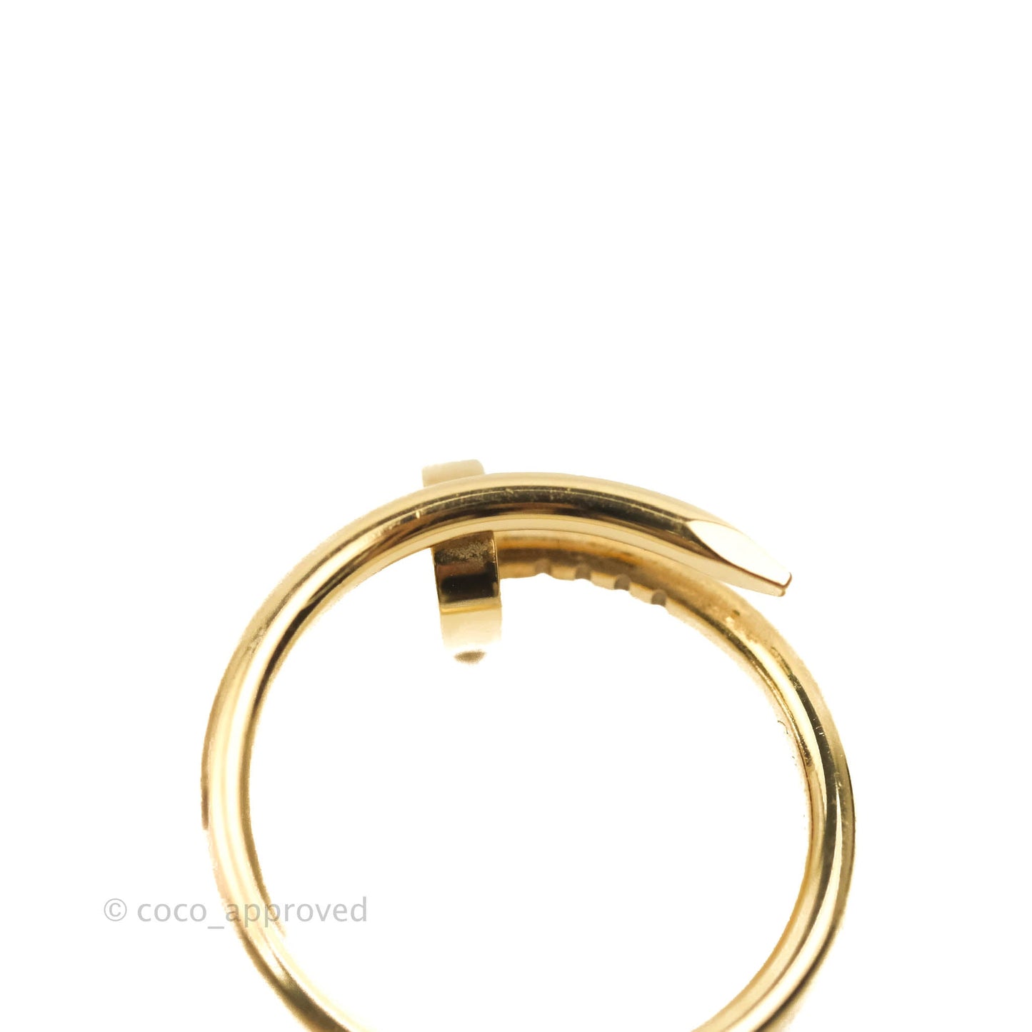 Cartier Juste Un Clou Ring Yellow Gold Size 50