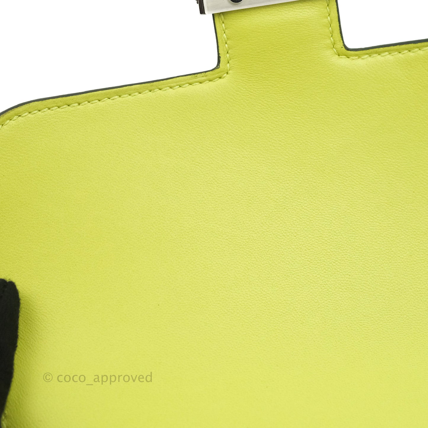 Hermès Constance Mini 18cm R9 Jaune Bourgeon Chevre Mysore Palladium Hardware