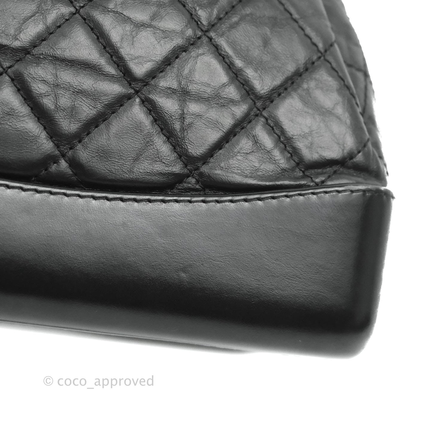 Chanel Small Gabrielle Backpack Black Aged Calfskin