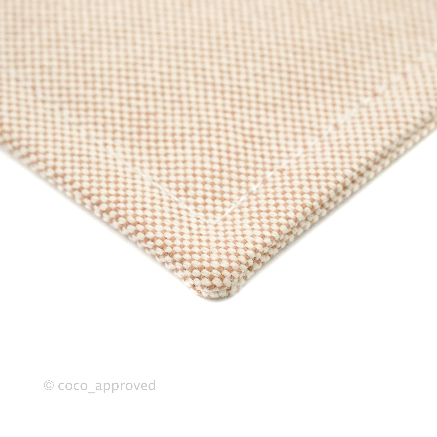 Hermès Small Bain New Yachting Pouch Cotton Pink