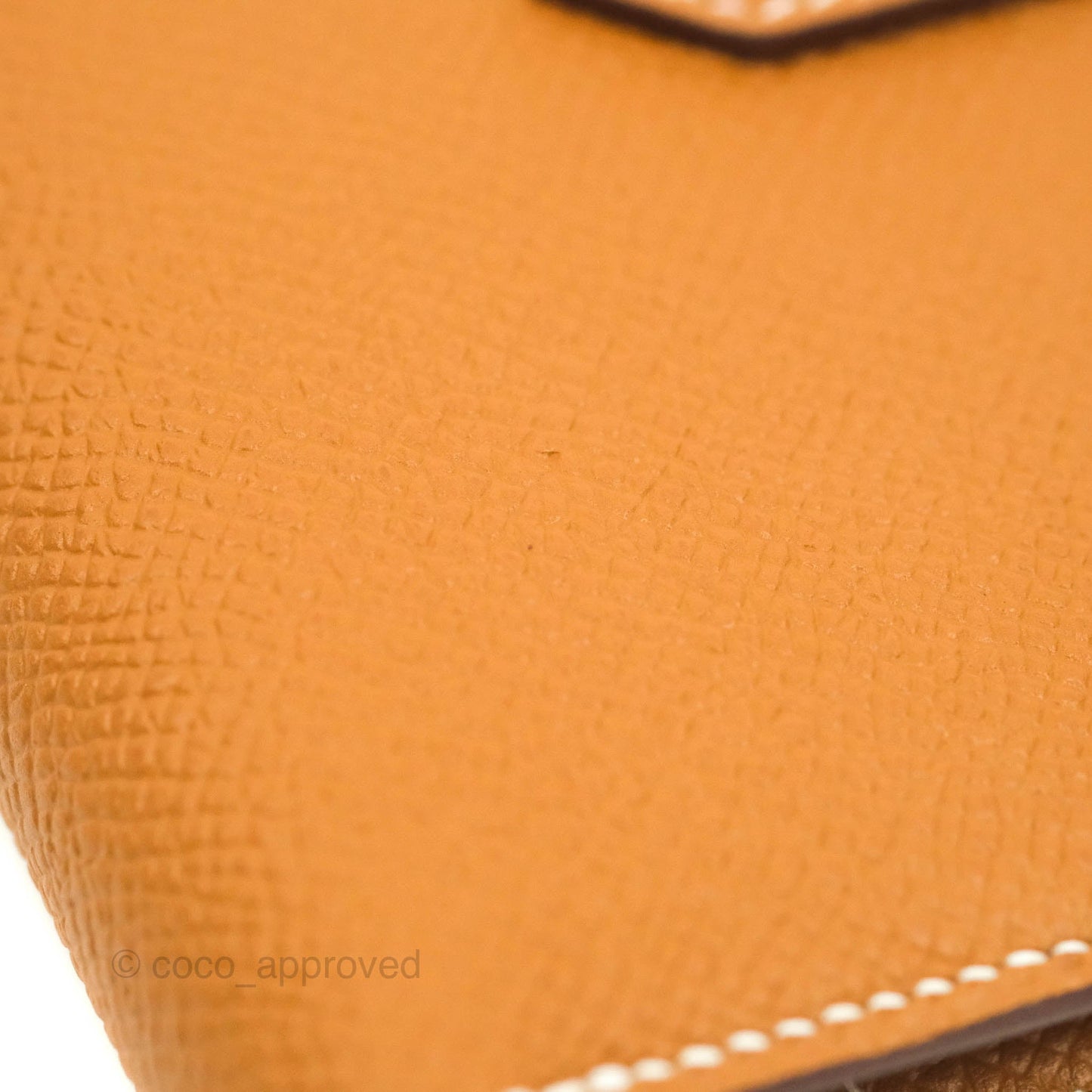 Hermes Bearn Wallet Gold Epsom Palladium Hardware