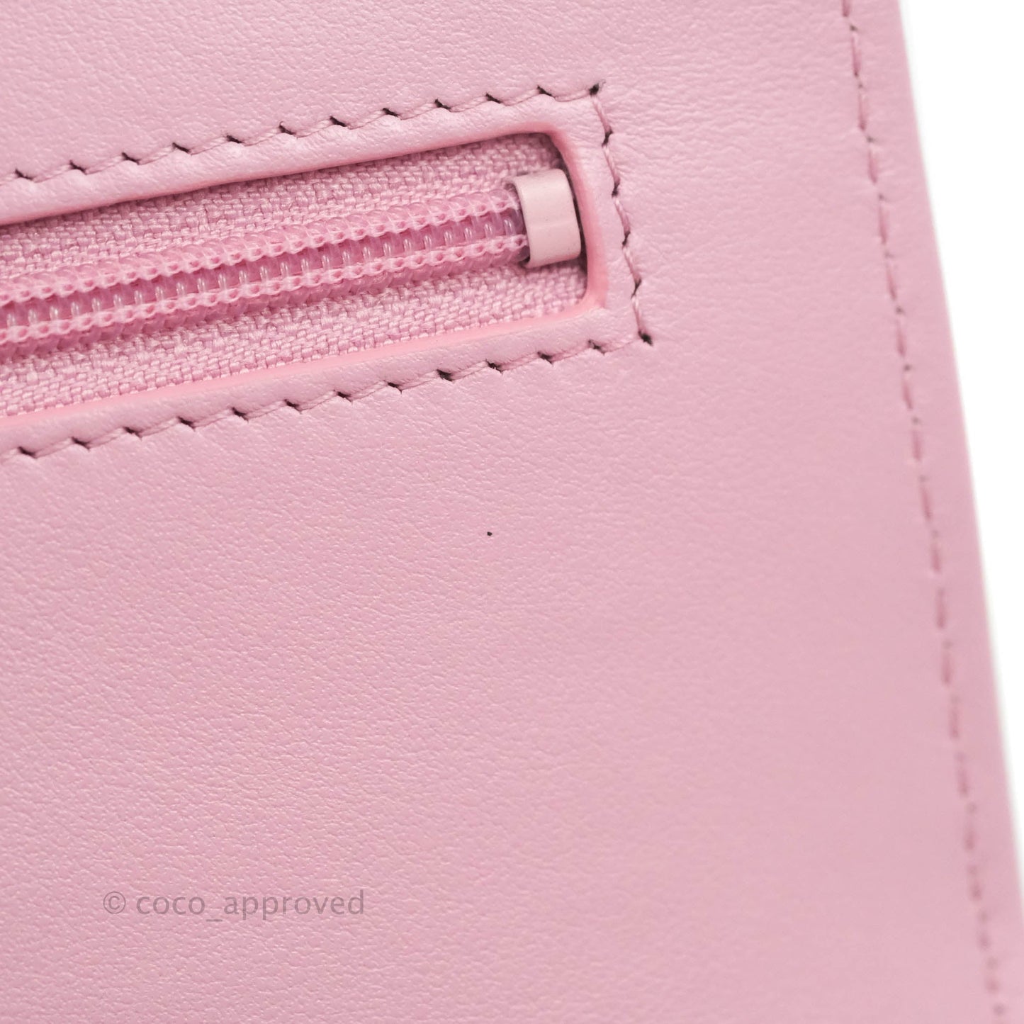 Chanel Top Handle Wallet On Chain WOC Pink Caviar Gold Hardware 22S