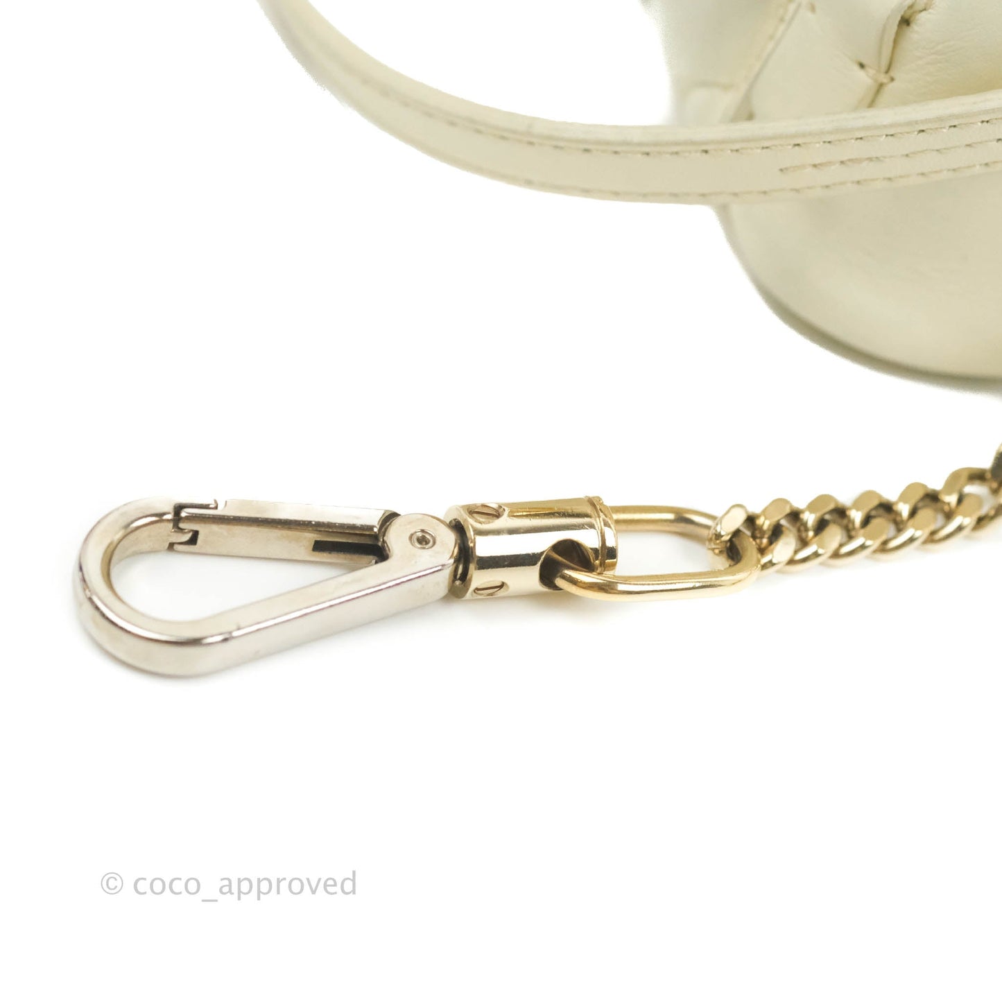 Chloé Mini Faye Backpack Ivory White Calfskin