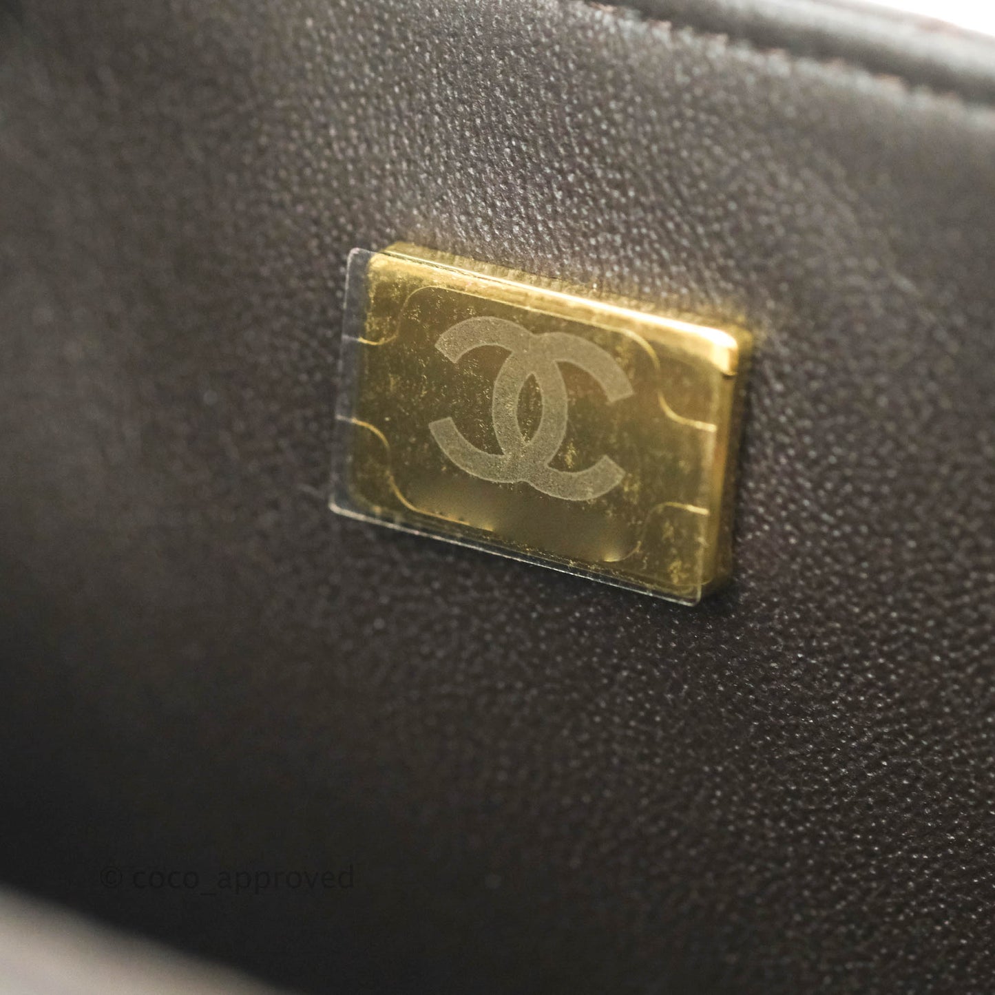 Chanel Quilted Mini Rectangular Chocolate Brown Lambskin Gold Hardware
