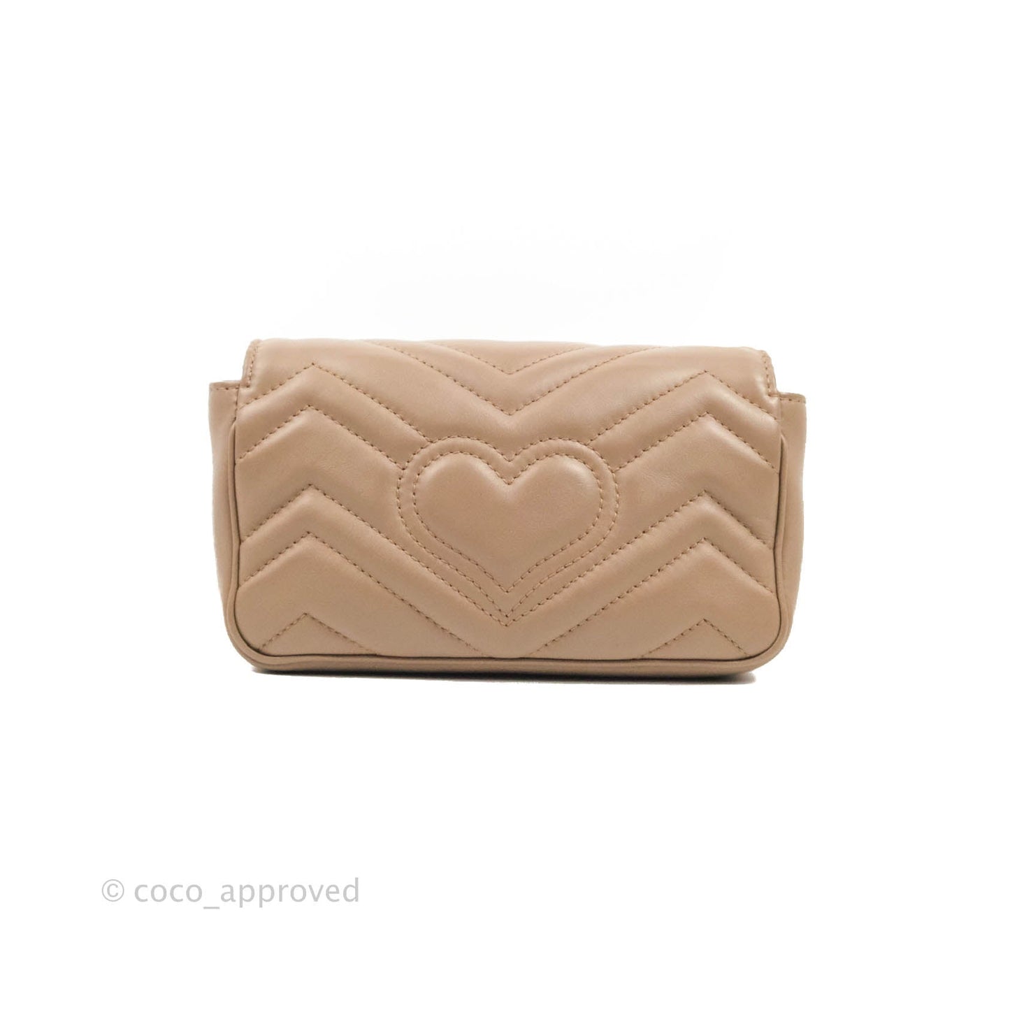 Gucci GG Marmont Matelassé Leather Super Mini Bag Dusty Pink