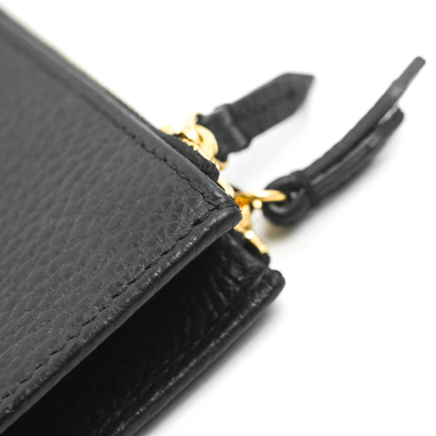 Gucci Marmont Zipped Card Holder Black