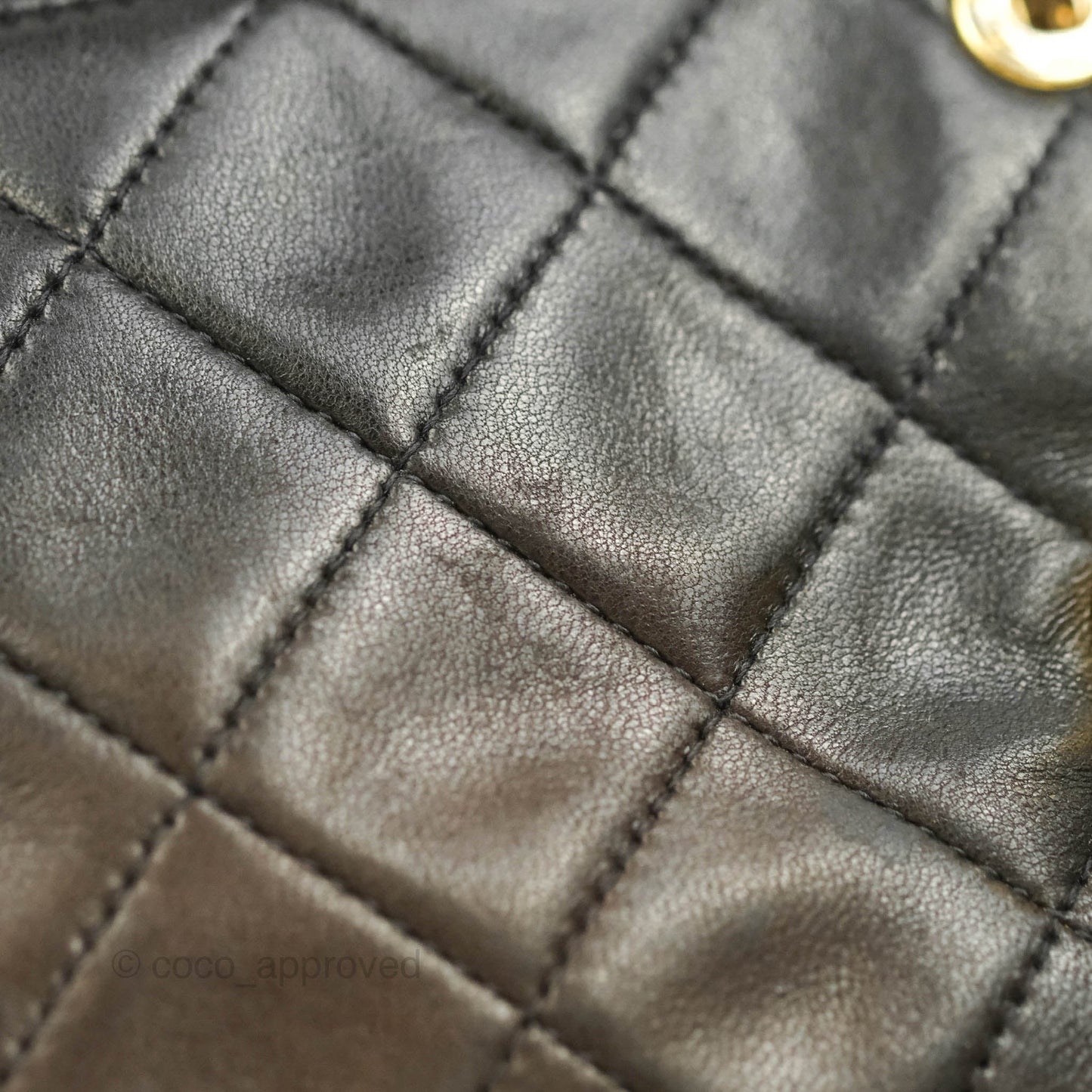 Chanel Classic Vintage Small Flap Black Lambskin 24K Gold Hardware