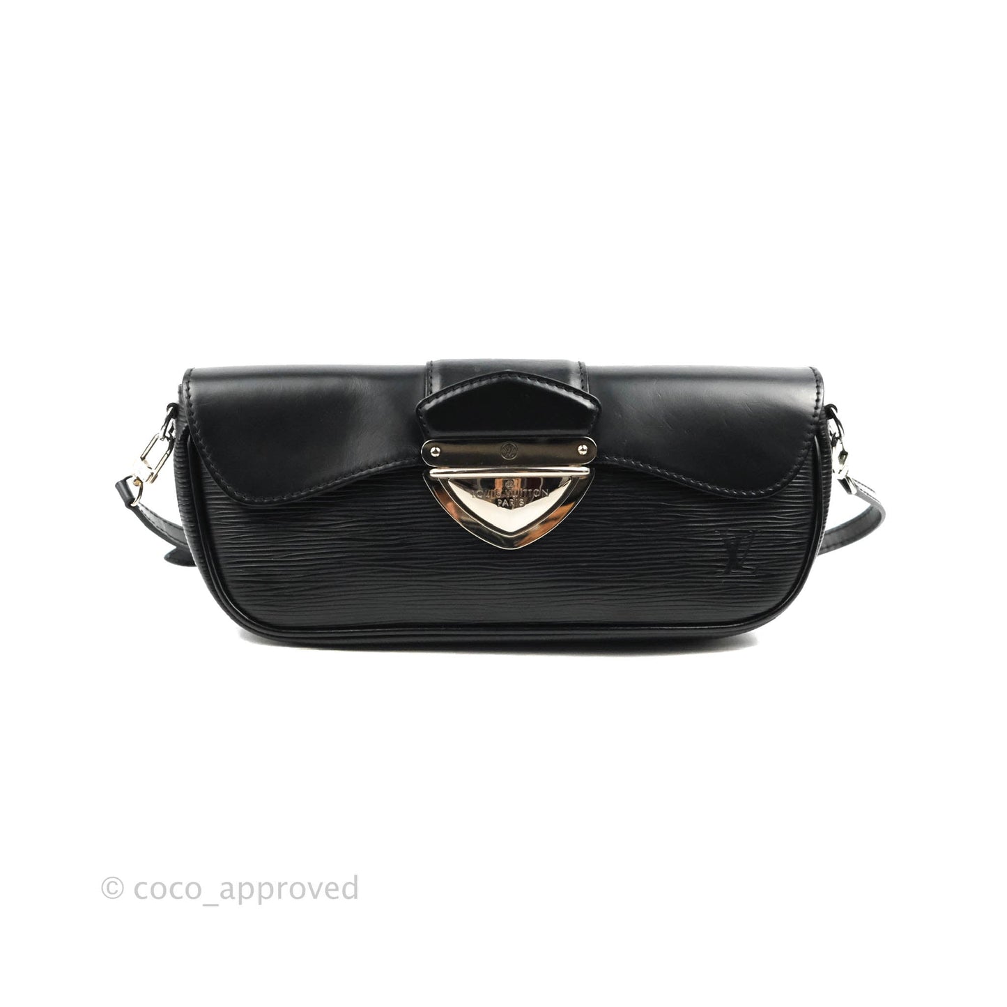 Louis Vuitton Montaigne Clutch Black Epi