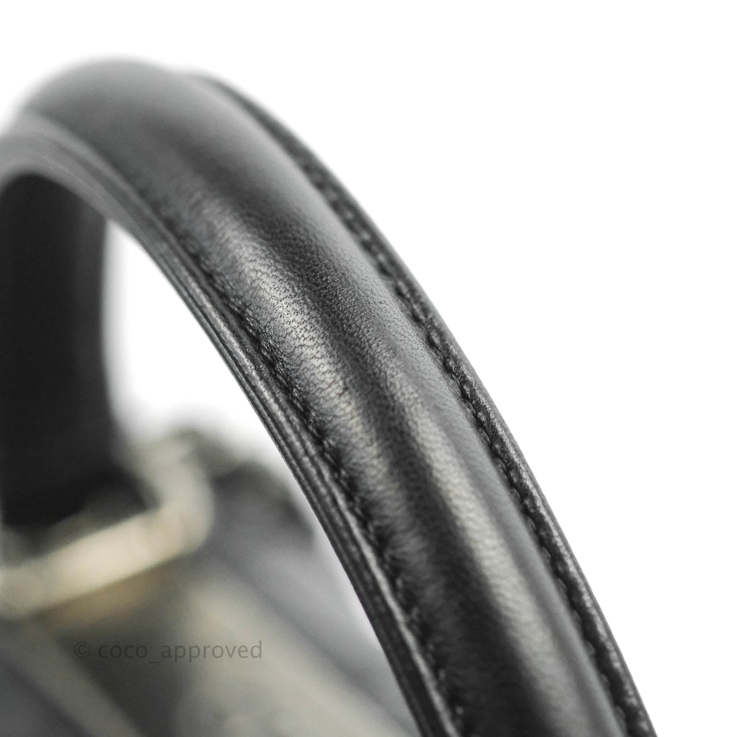 Chanel Small Trendy CC Black Lambskin Ruthenium Hardware