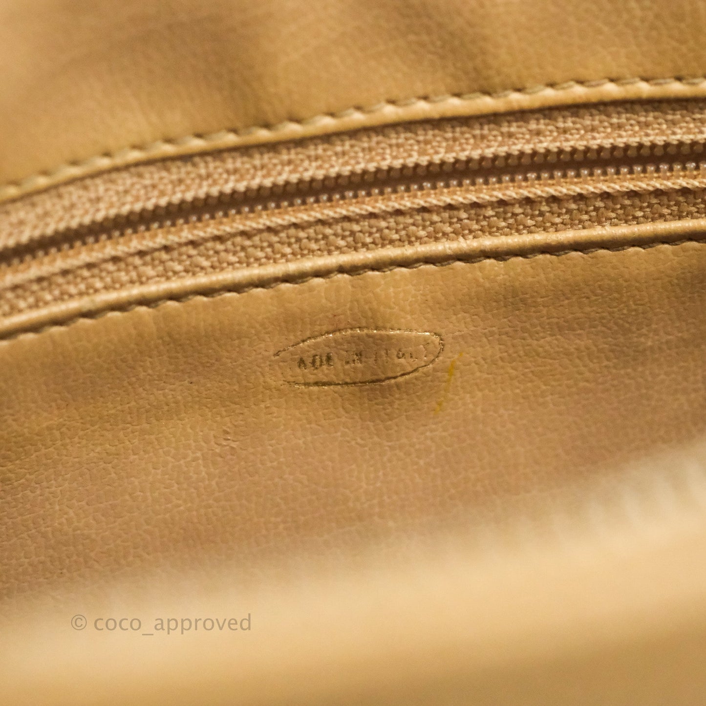 Chanel Vintage Tote Beige Caviar 24K Gold Hardware