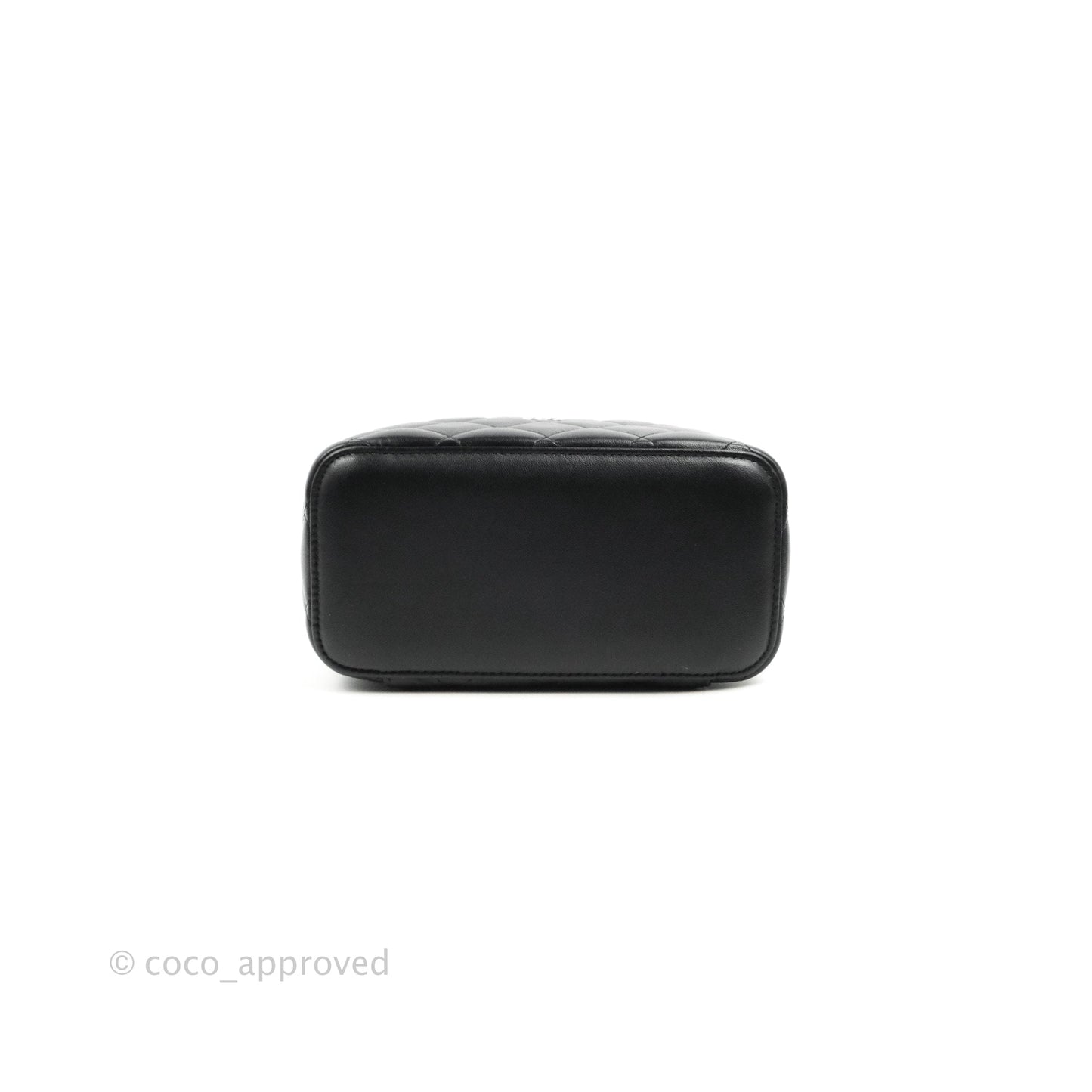 Chanel Classic Vanity with Chain Black Lambskin Gold Hardware