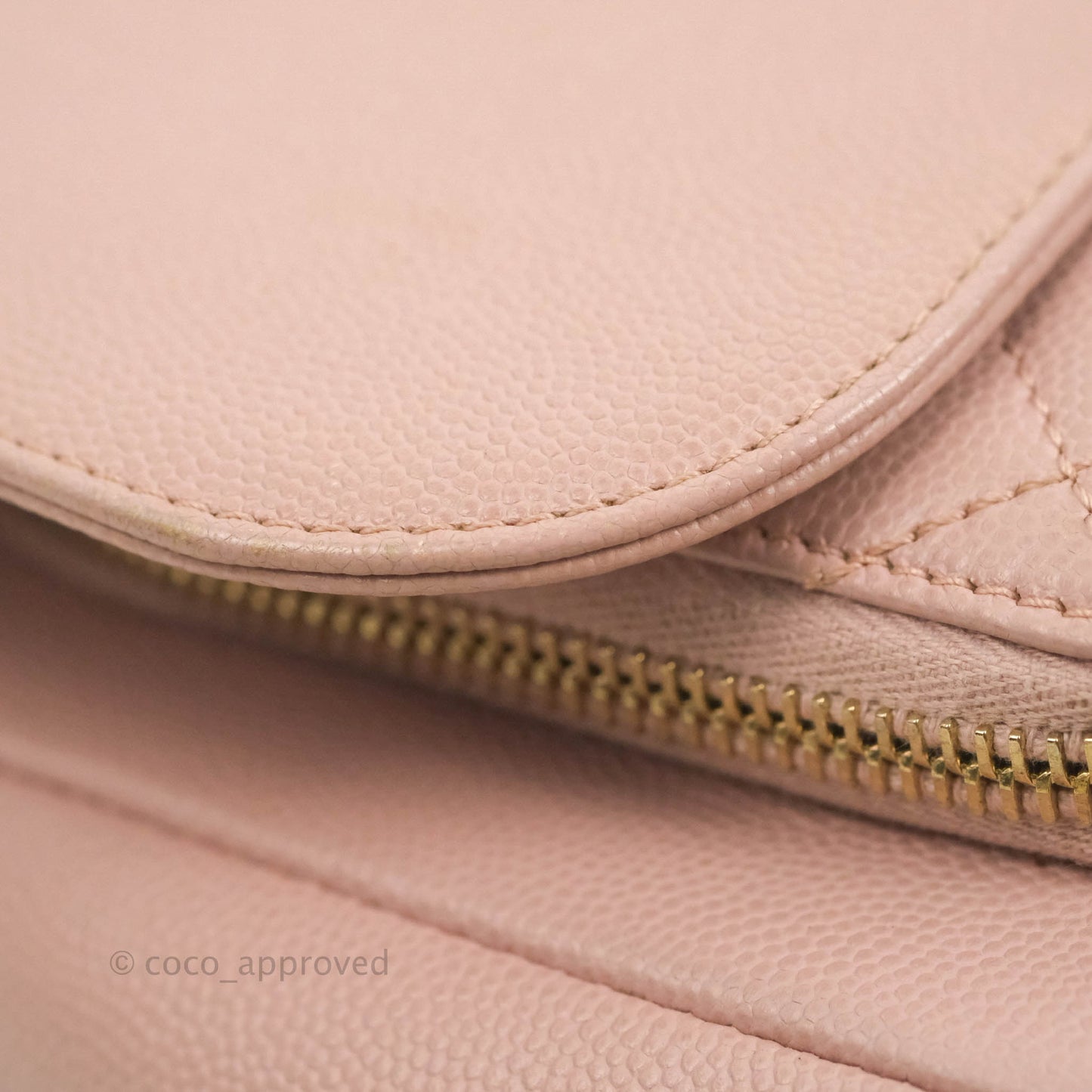 Chanel Quilted Medium Business Affinity Flap Pink Caviar Gold Hardware