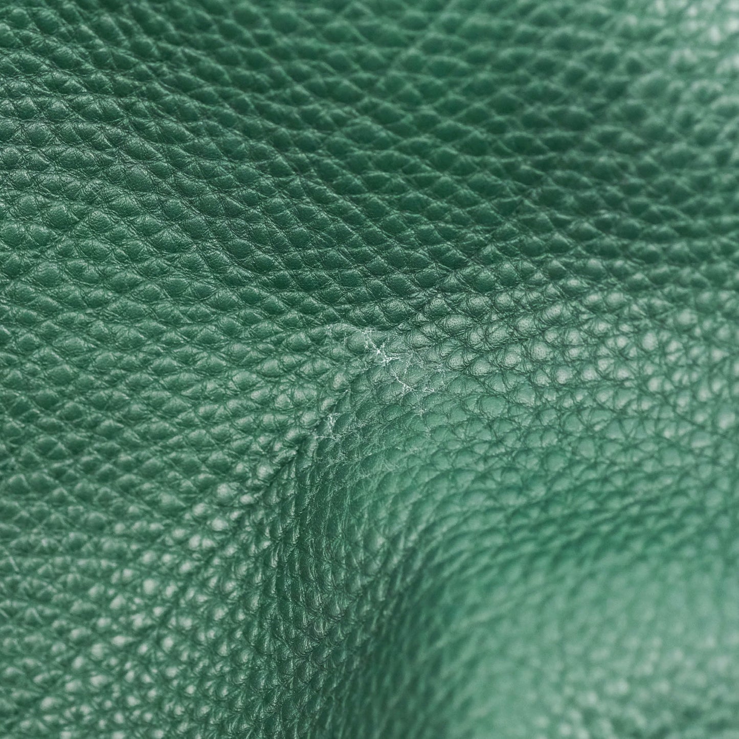 Valentino Large Gryphon Stud Tote Green Grained leather