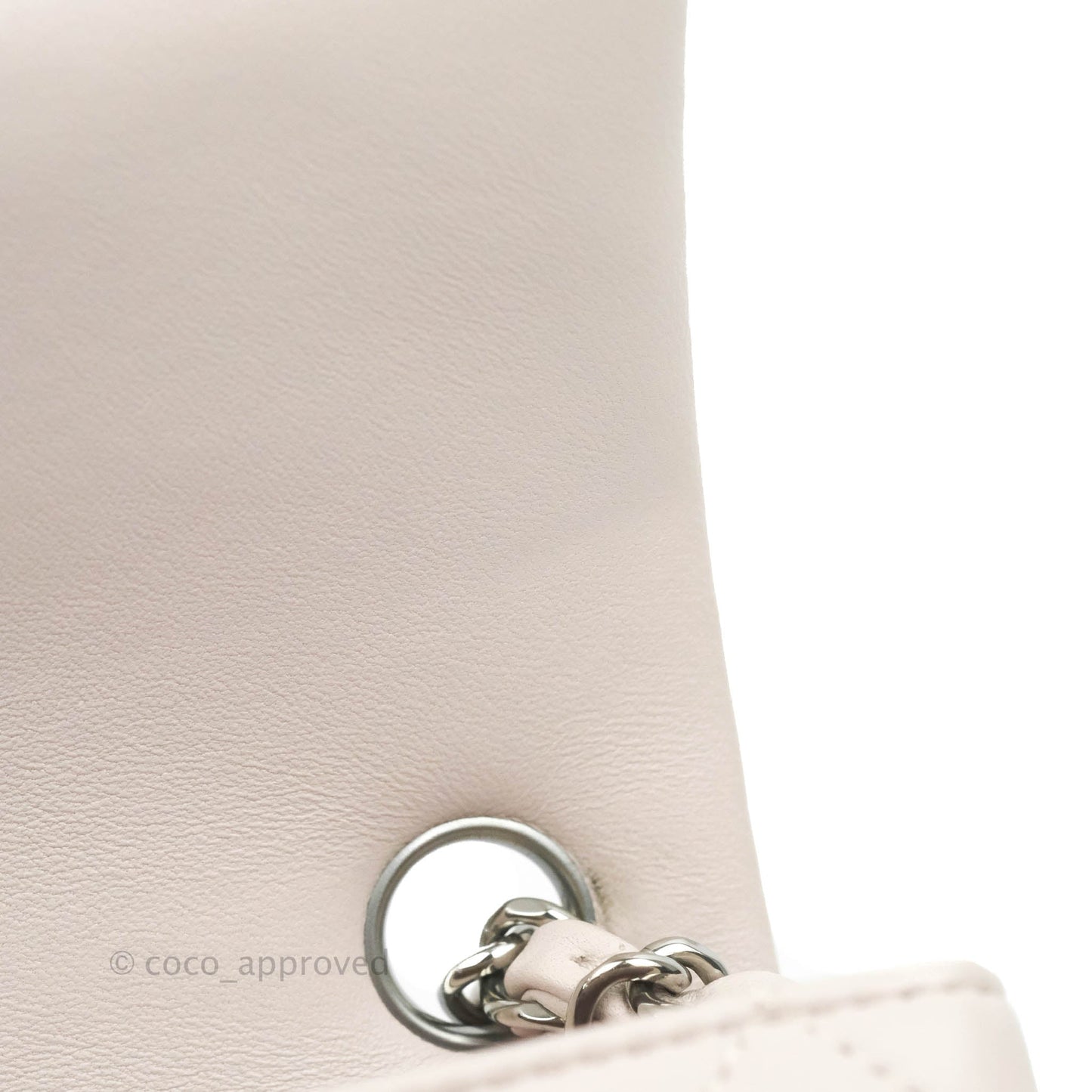 Chanel Quilted Mini Rectangular Light Lilac Lambskin Silver Hardware