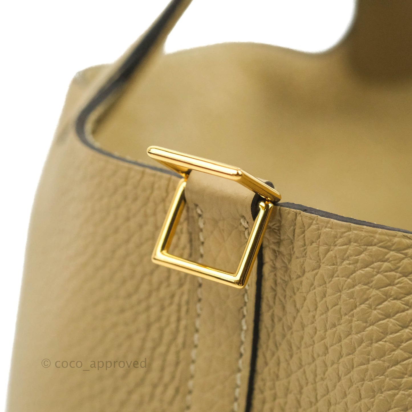 Hermès Picotin 18 PM Clemence Trench Gold Hardware