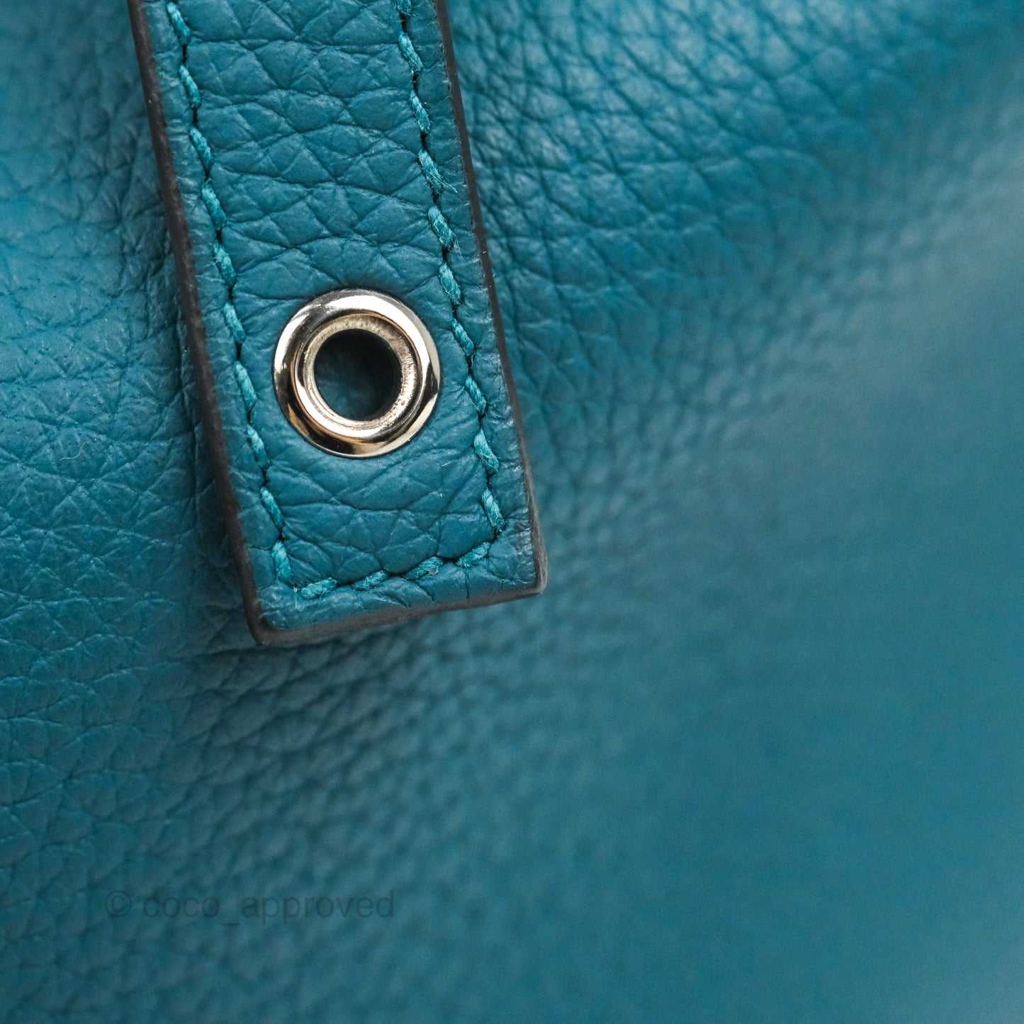 Hermès Picotin 22 Teal TM Palladium Hardware