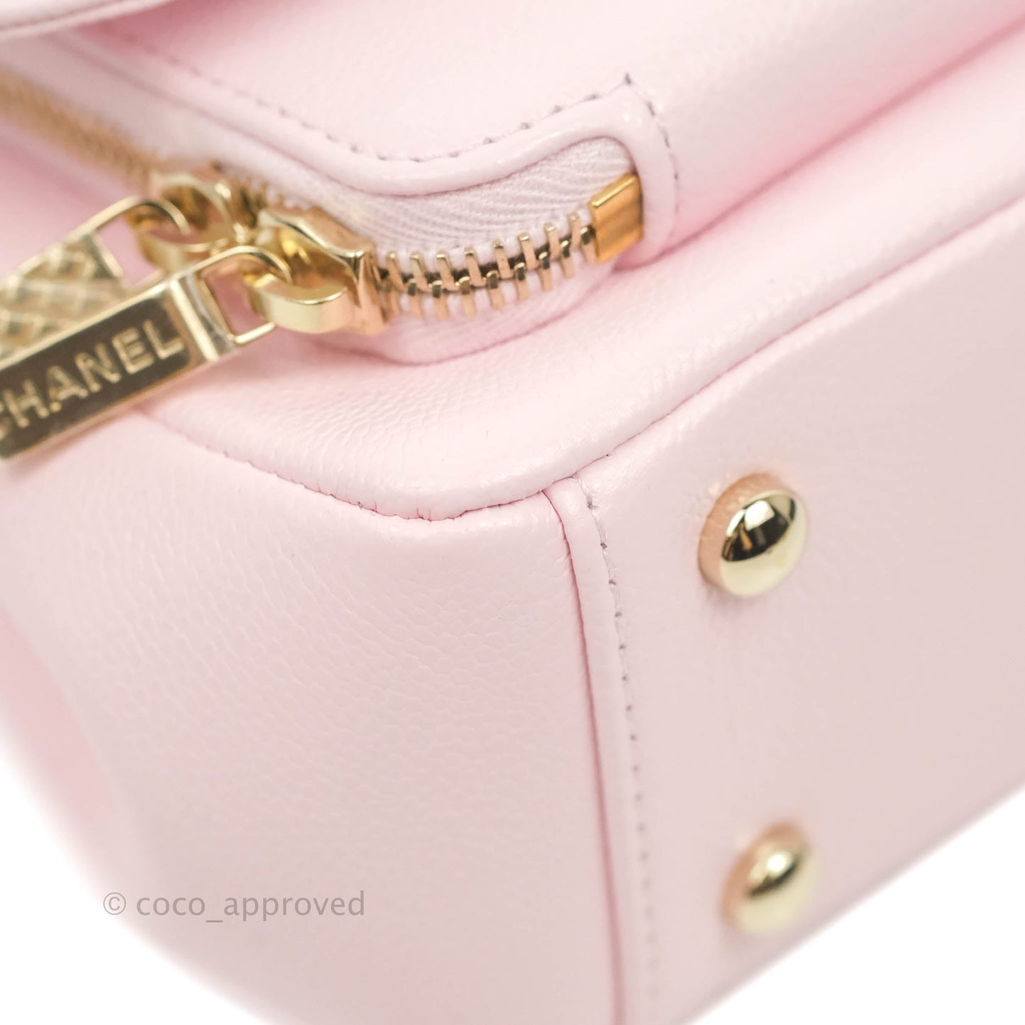 Chanel Quilted Small Business Affinity Flap Pink Caviar Gold Hardware