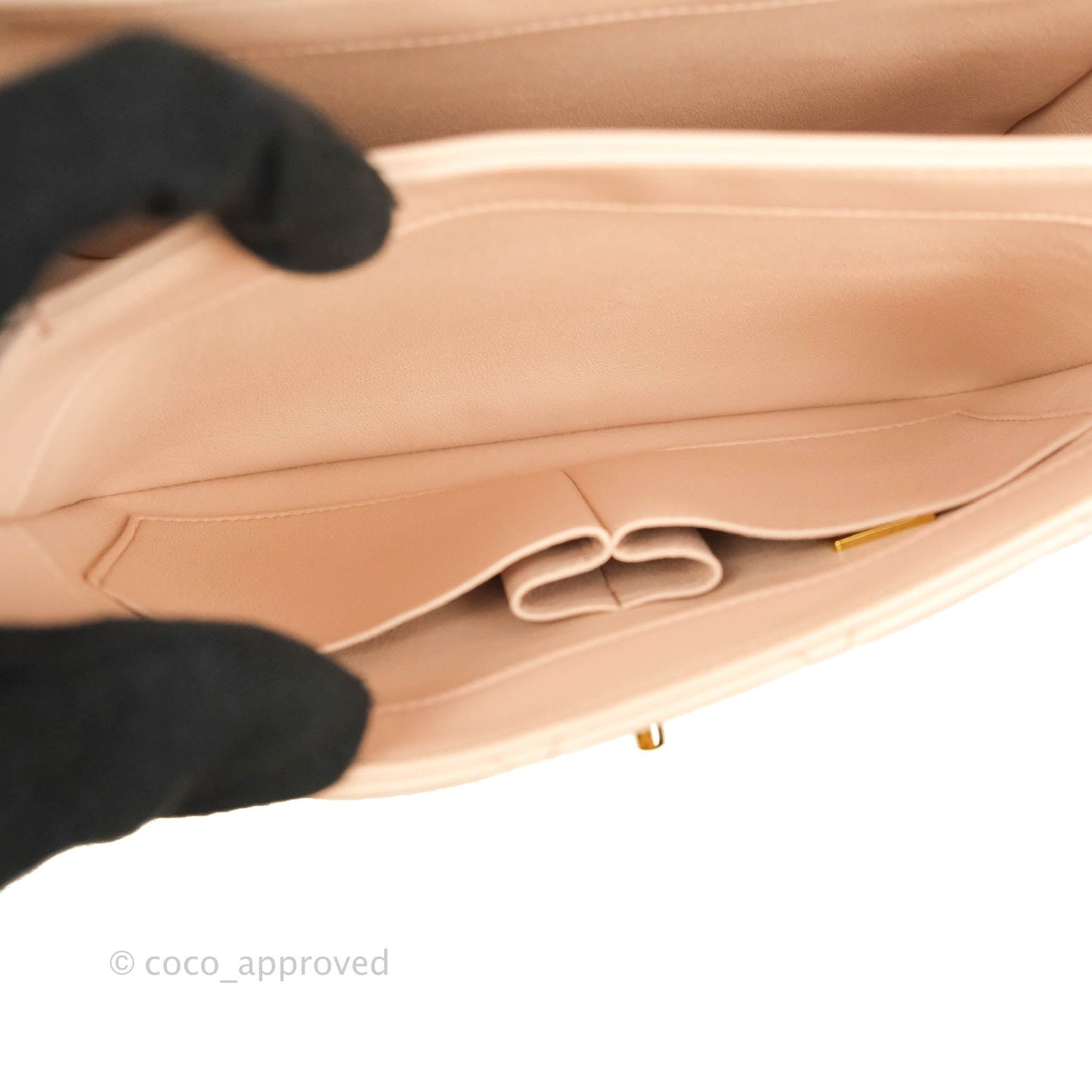 Chanel Trendy CC Small Light Beige Pink Lambskin Gold Hardware
