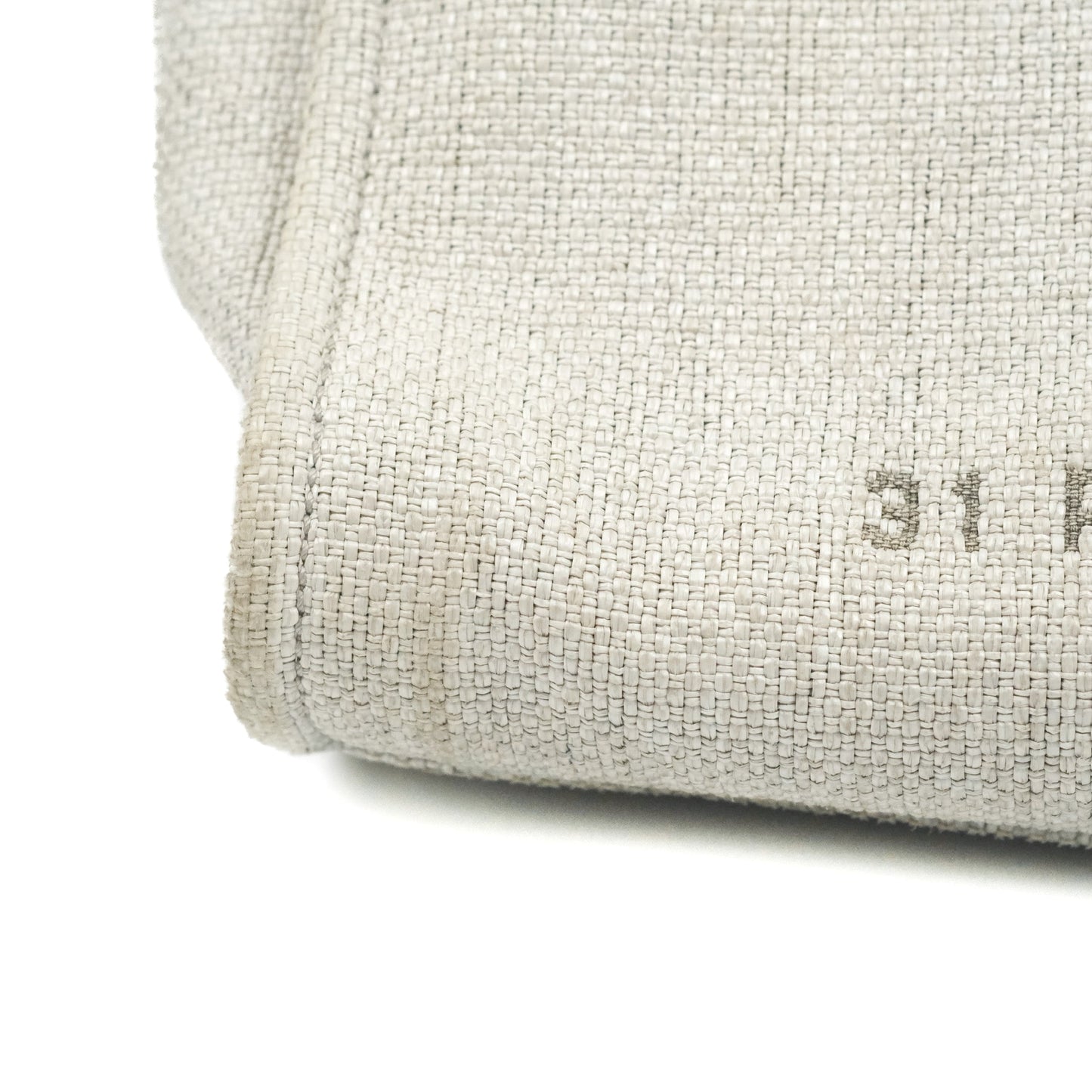 Chanel Medium Deauville Tote Light Grey Canvas