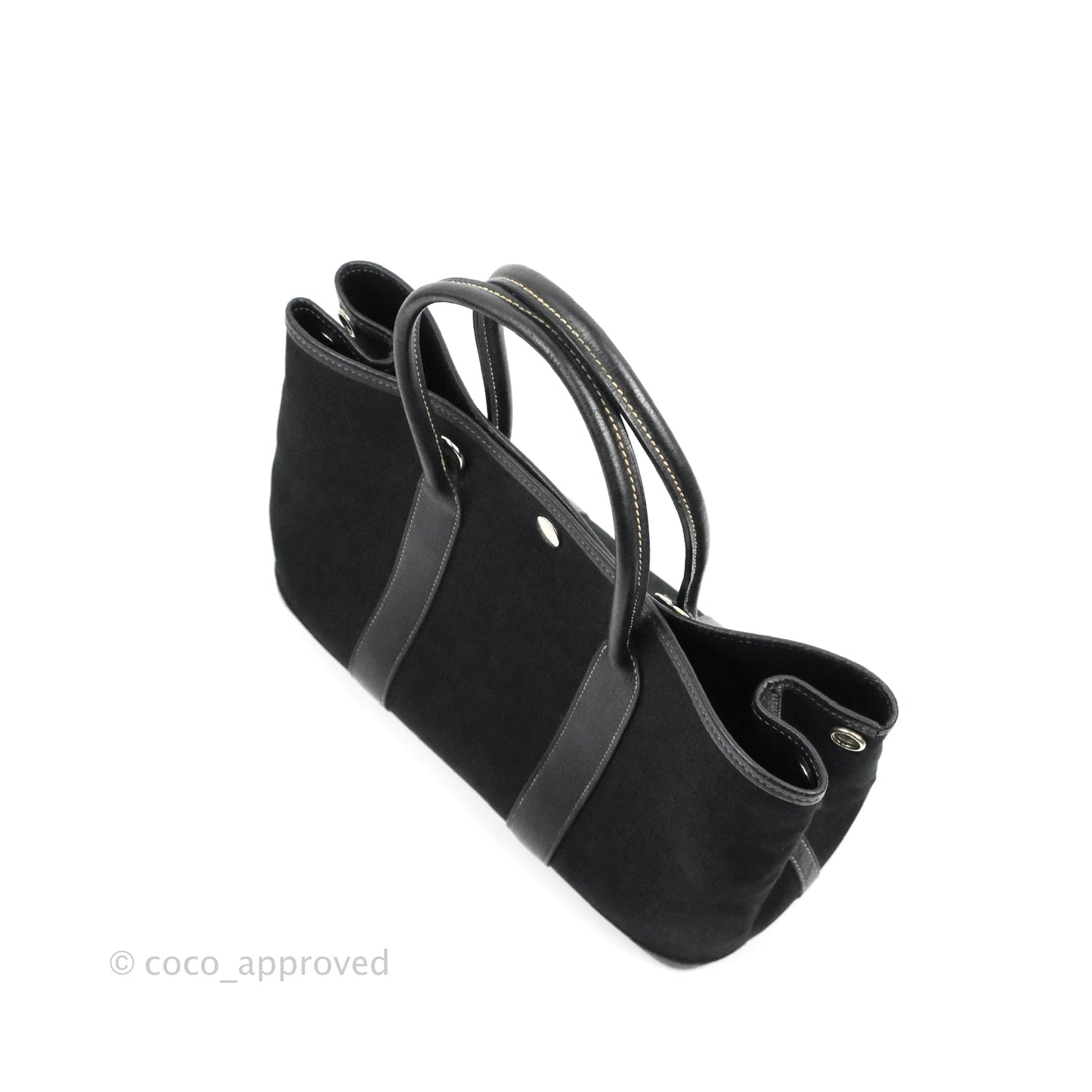 Hermès Garden Party 30 Canvas Black