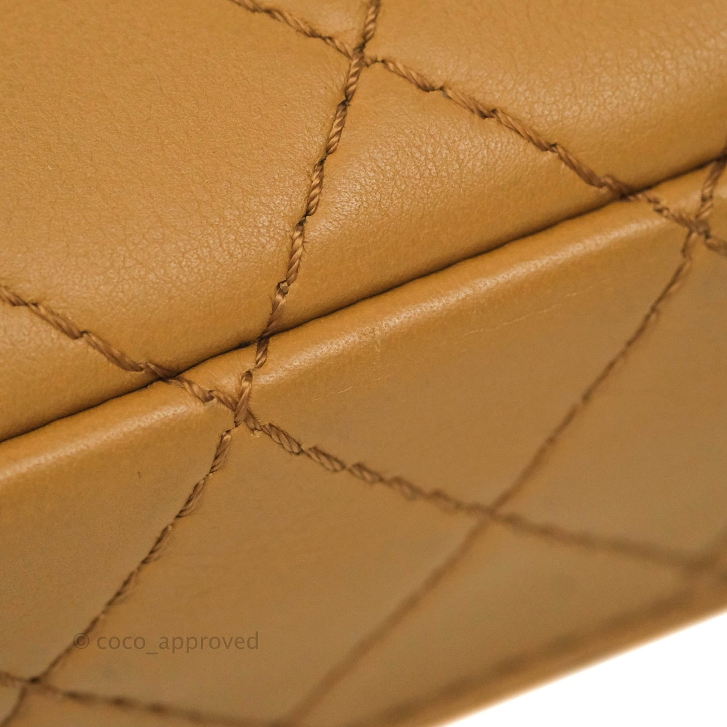 Chanel Quilted Flap With Coin Purse Caramel Calfskin Aged Gold Hardware 19K