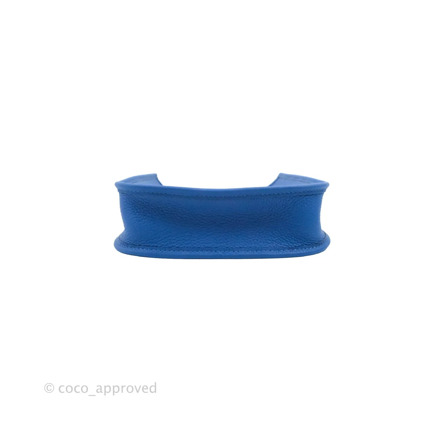 Hermès Mini Evelyne 16 Bleu France Taurillon Maurice Palladium Hardware