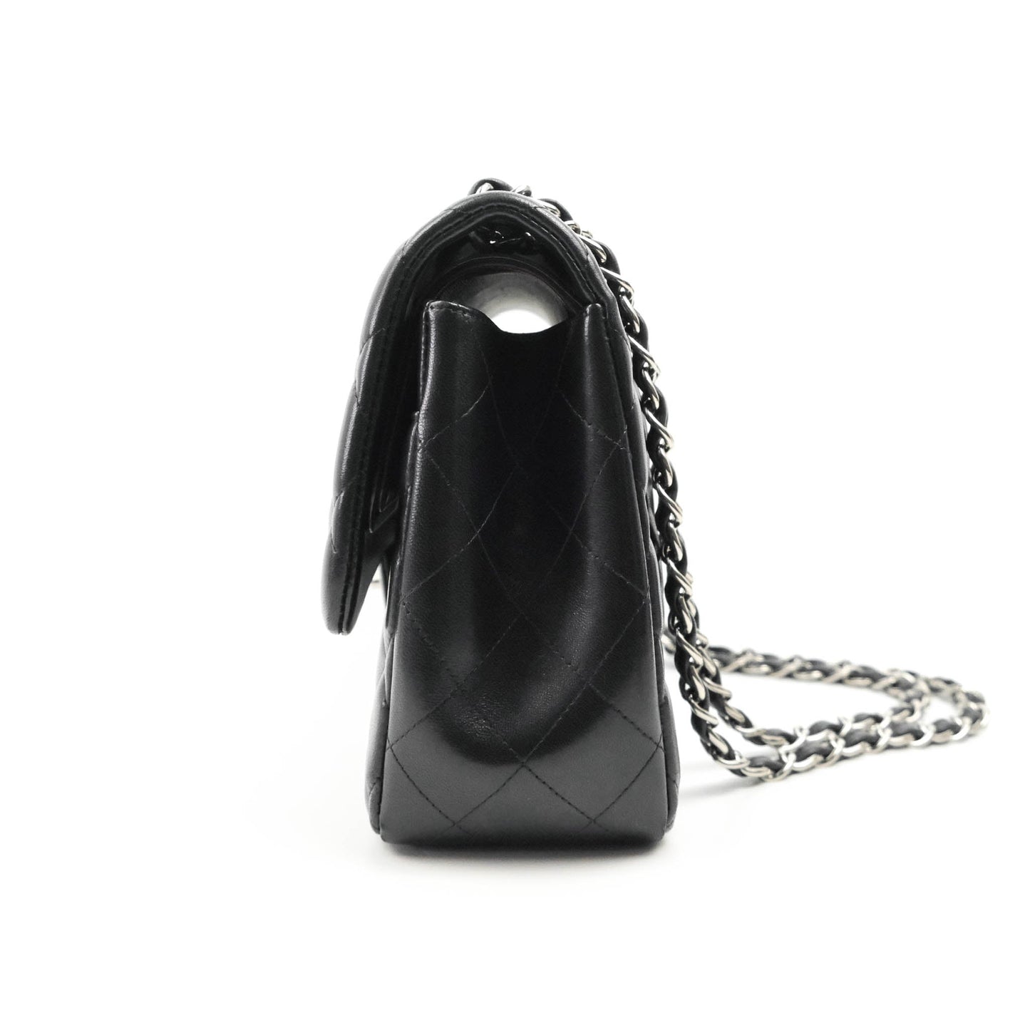 Chanel Jumbo Double Flap Black Lambskin Silver Hardware⁣⁣