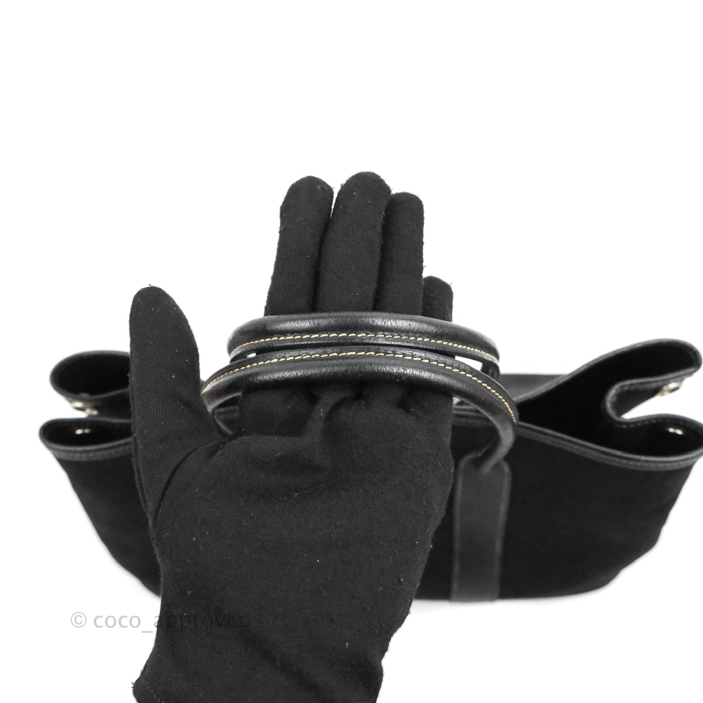 Hermès Garden Party 30 Canvas Black