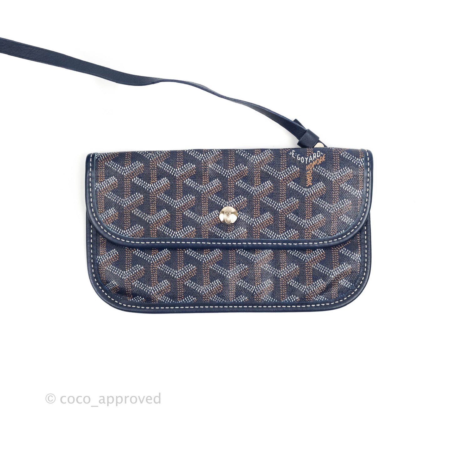 Goyard St. Louis Tote GM Navy