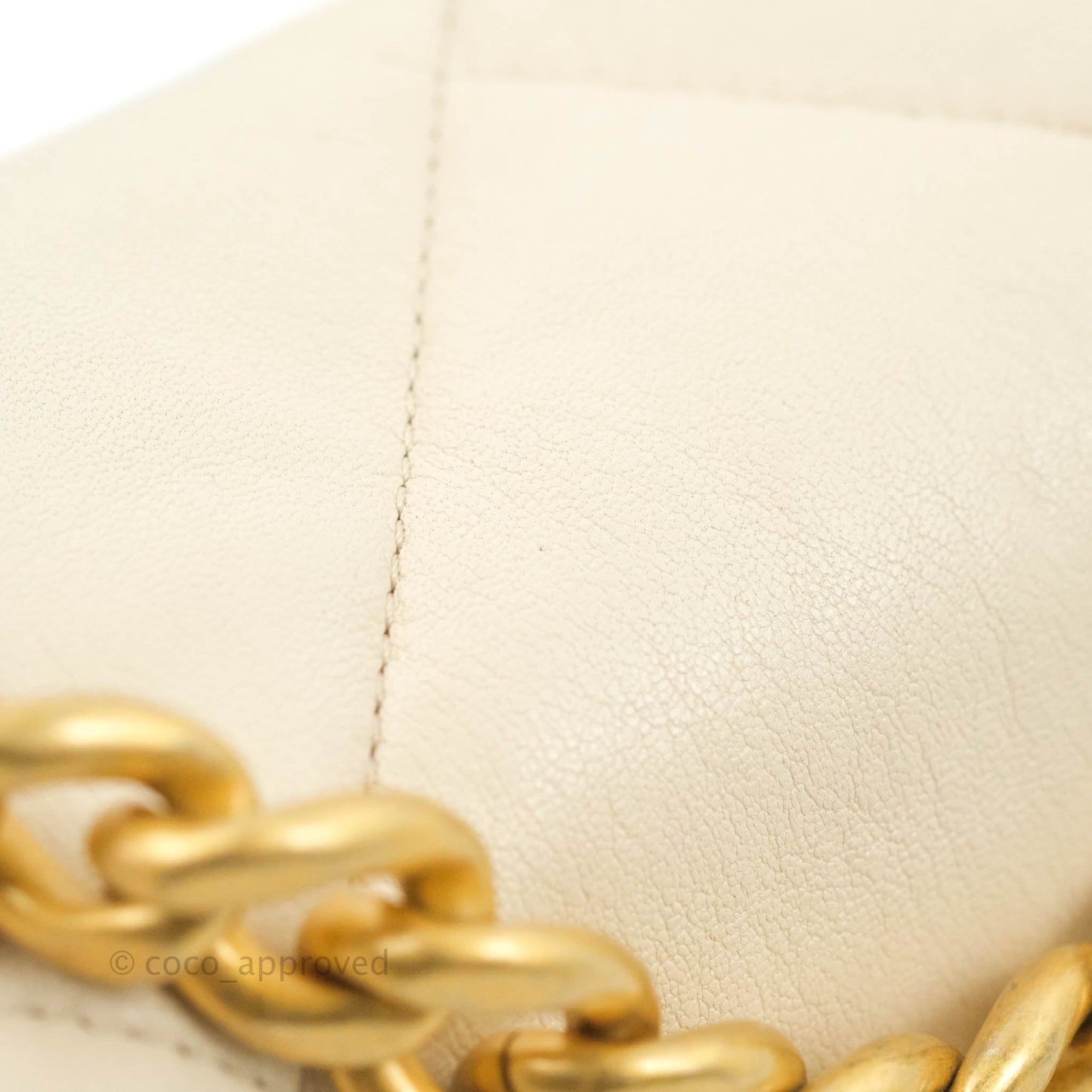 Chanel 19 Small Light Beige Lambskin Mixed Hardware 20C