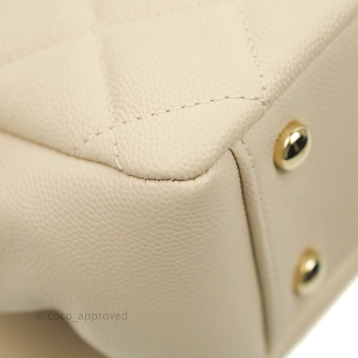 Chanel Quilted Medium Business Affinity Flap Light Beige Caviar Gold Hardware 20B