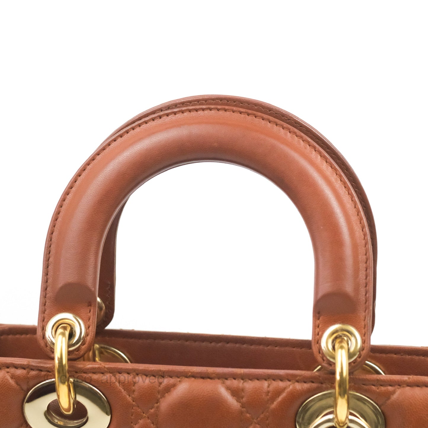 Christian Dior My ABCDior Lady Dior Brown Lambskin Gold Hardware