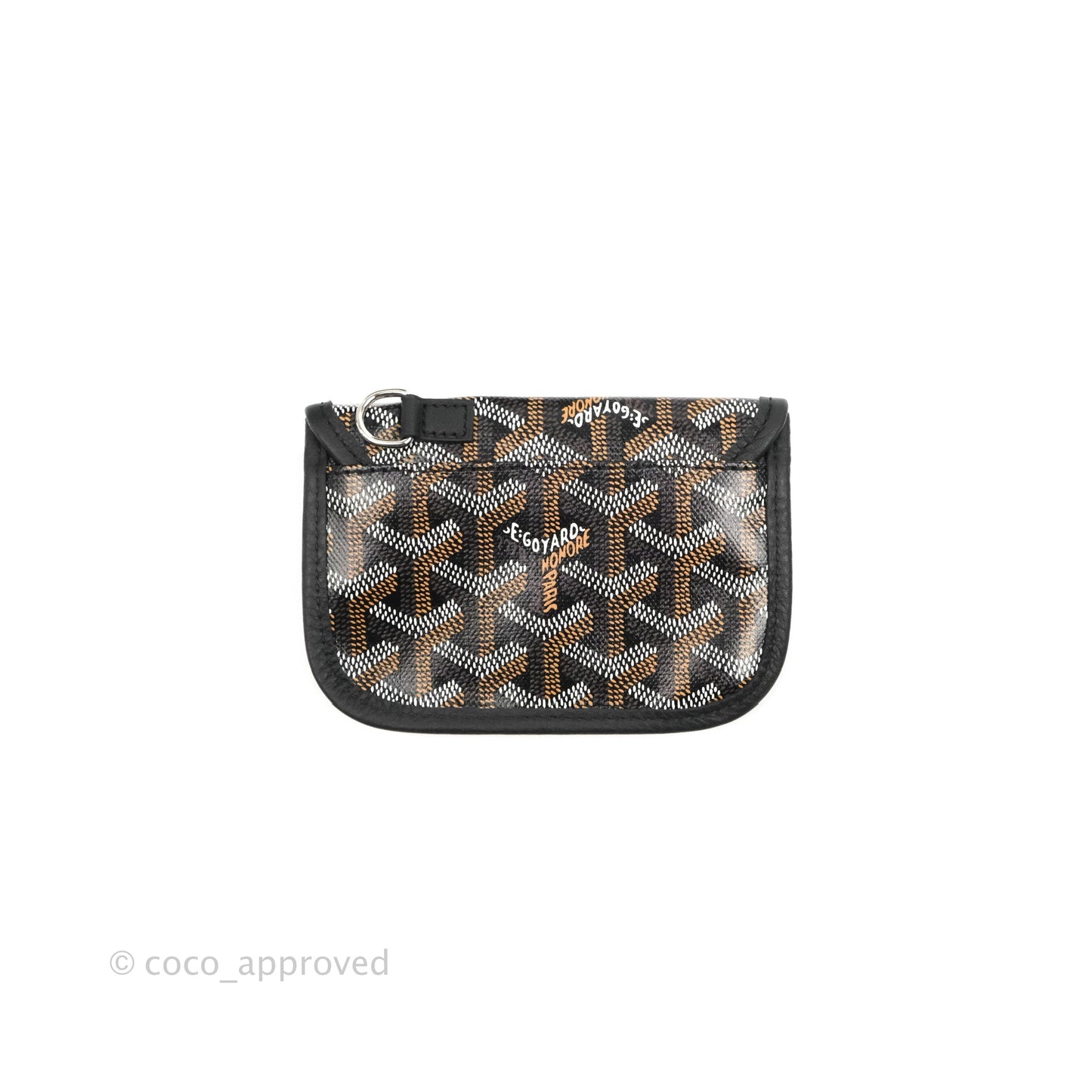 Goyard Anjou Mini Bag Goyardine Canvas Black