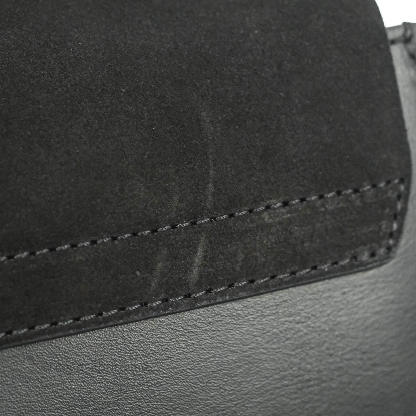 Chloe Medium Faye Shoulder Bag Black Suede Calfskin Leather