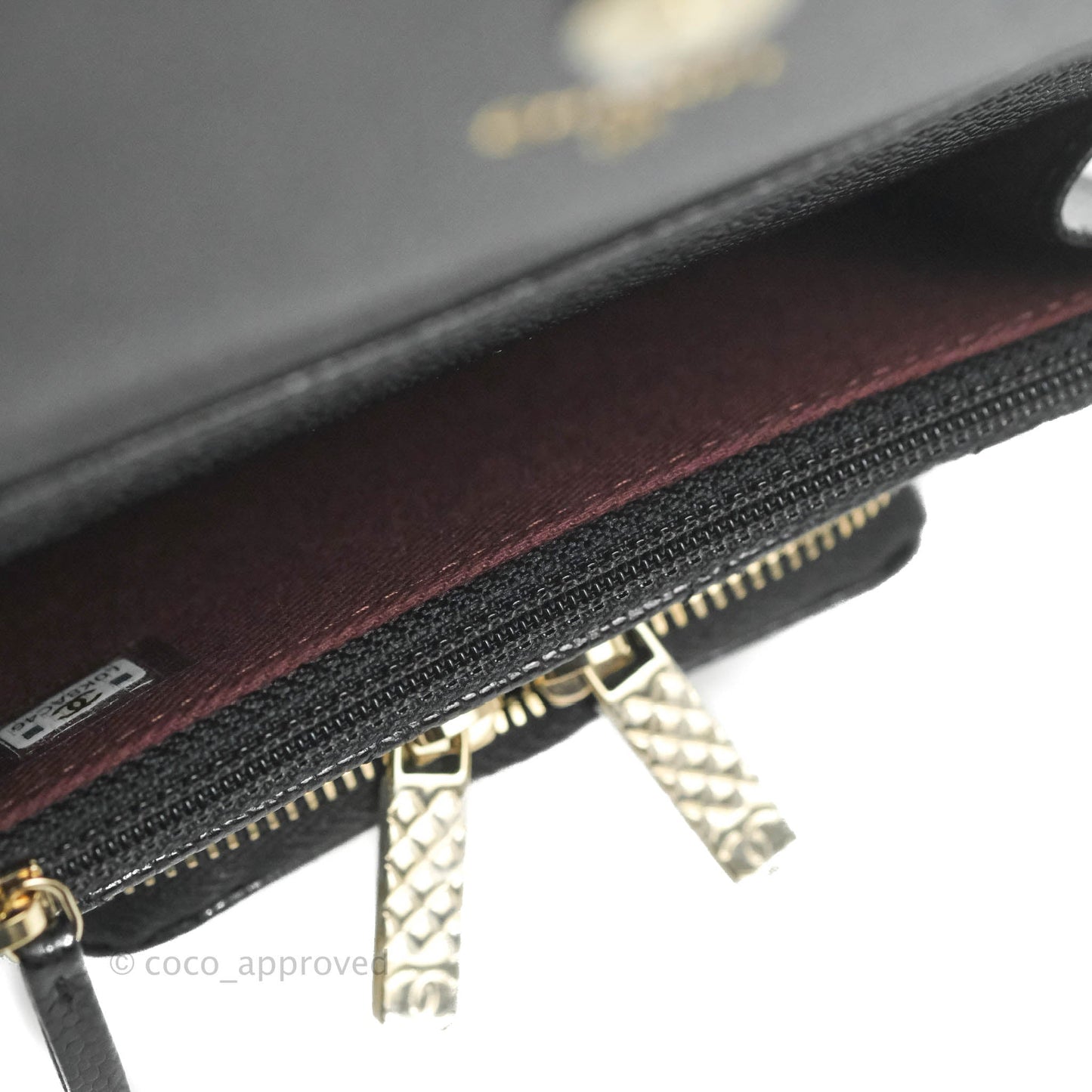 Chanel Business Affinity Clutch With Chain Black Caviar Gold Hardware