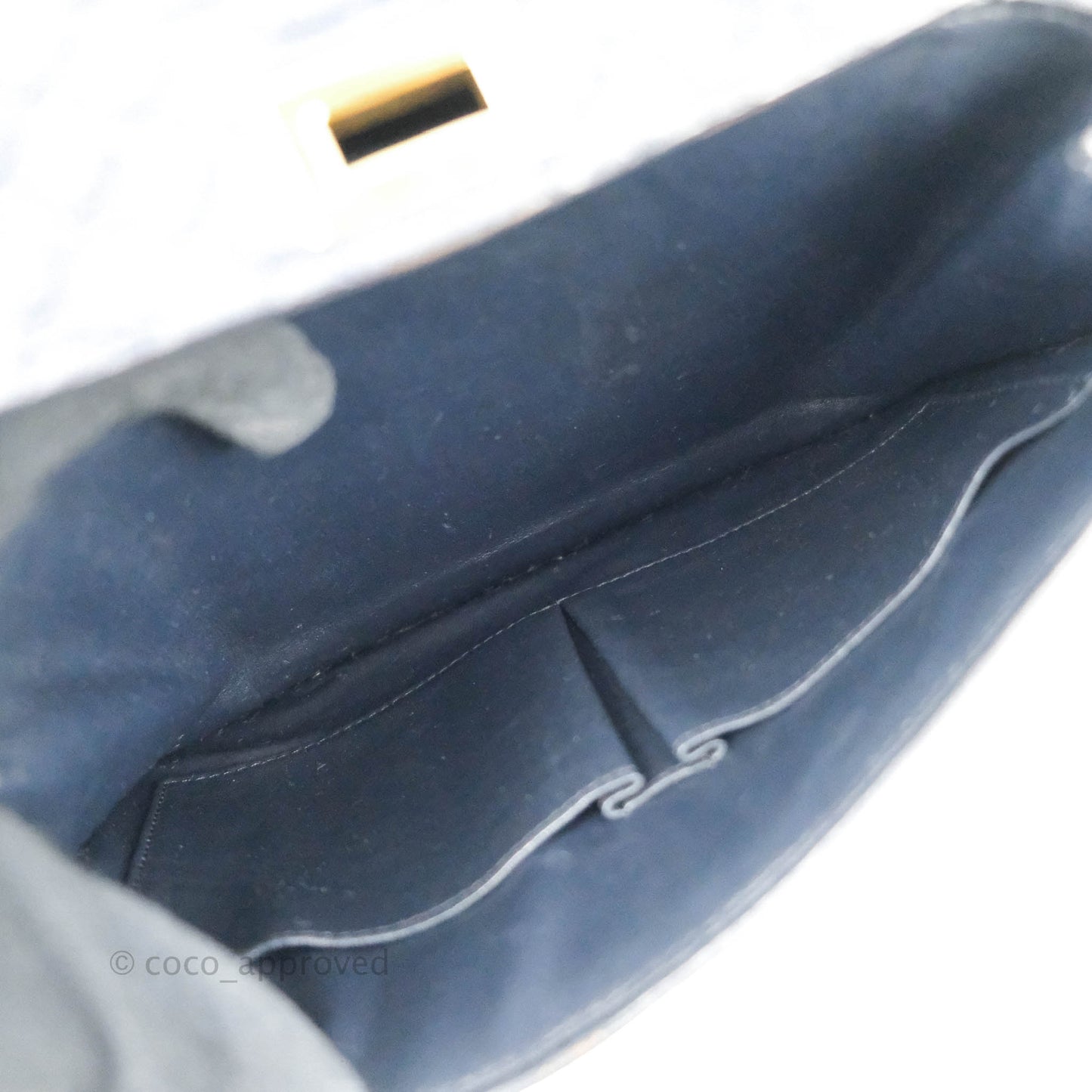 Celine Medium Classic Box Flap Grey Blue Python Gold Hardware