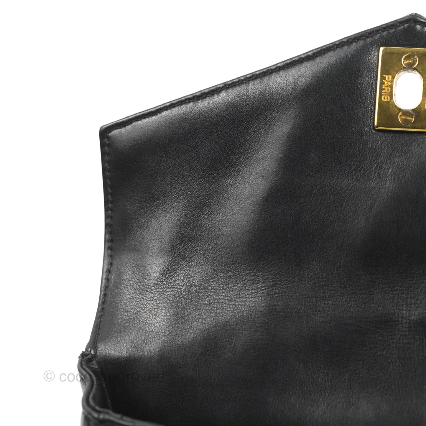 Chanel Vintage Belt Bag Quilted Black Lambskin 24K Gold Hardware