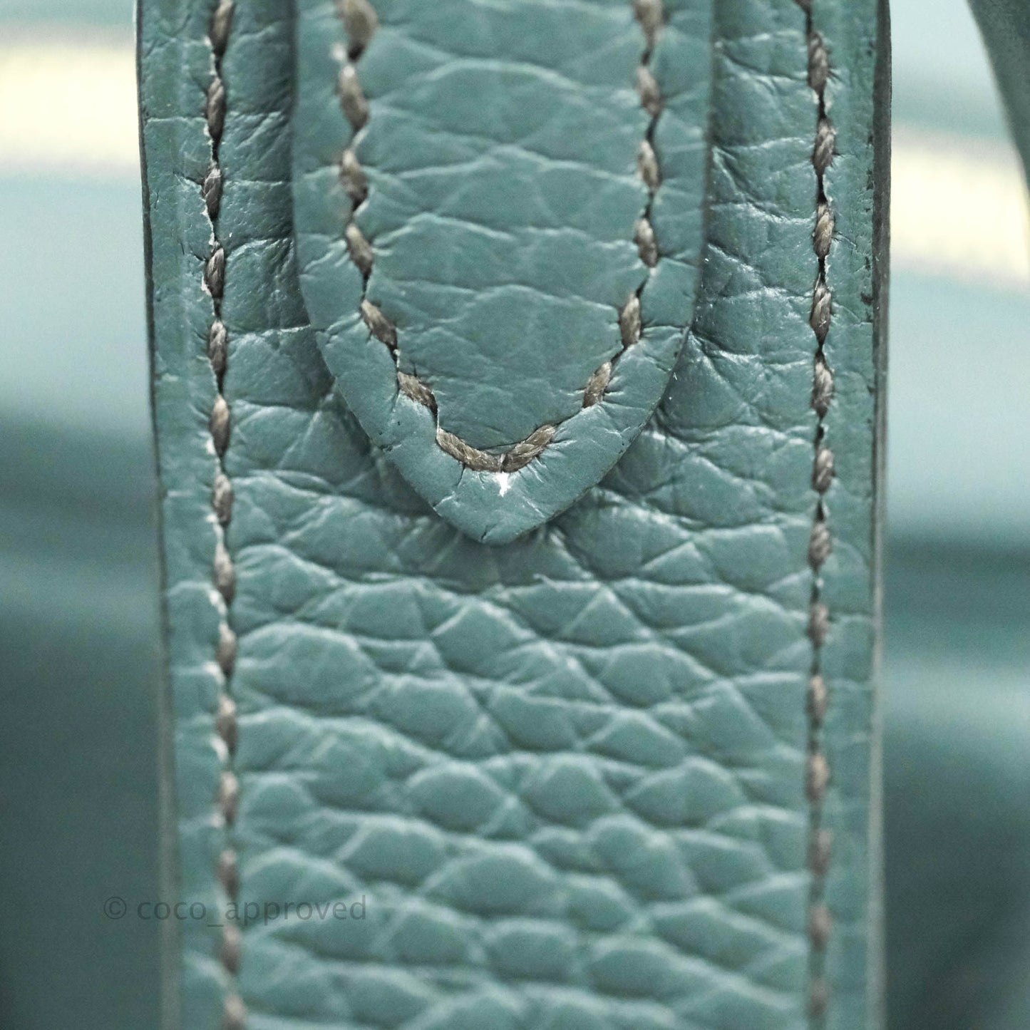 Hermès Mini Lindy 20 Bleu Orage Clemence Gold Hardware