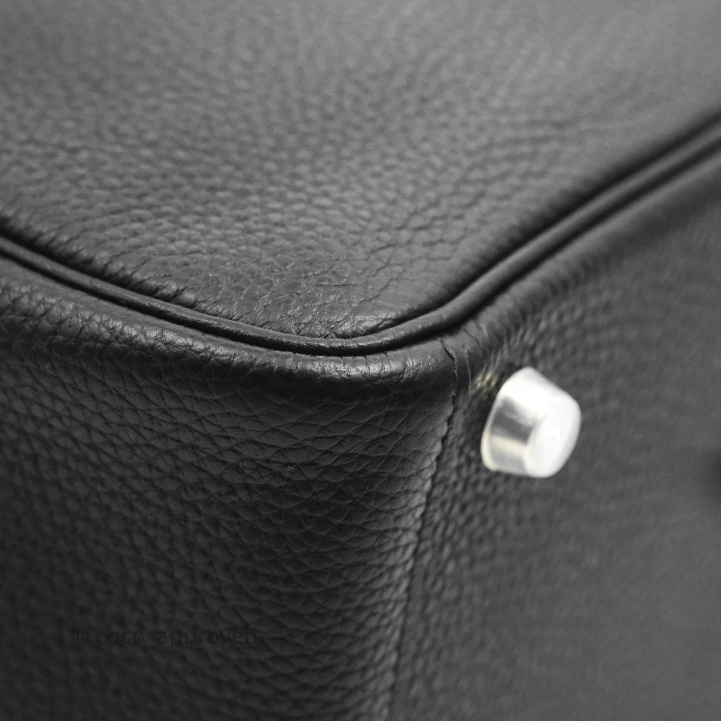 Hermès Lindy 26 Black Clemence Silver Hardware