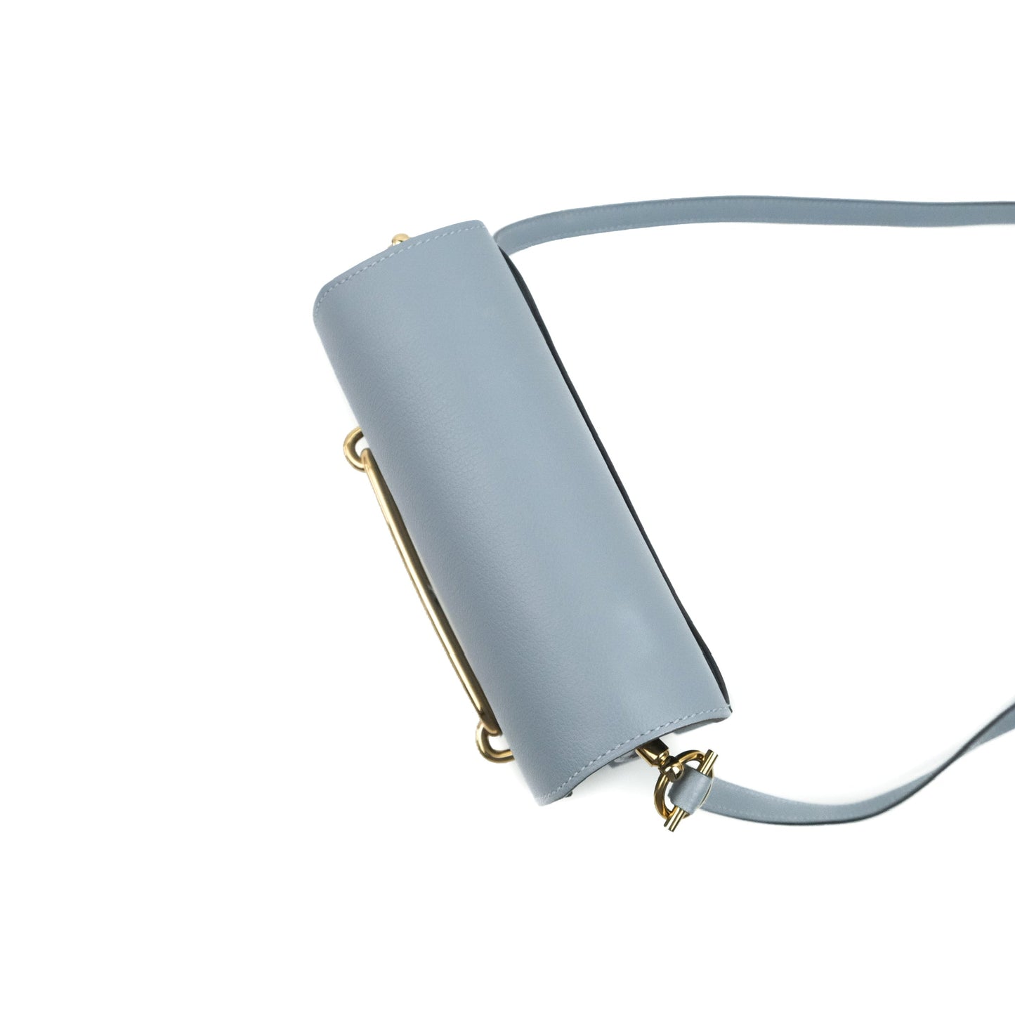 Hermès Roulis Mini 18 Bleu Lin Evercolor Gold Hardware