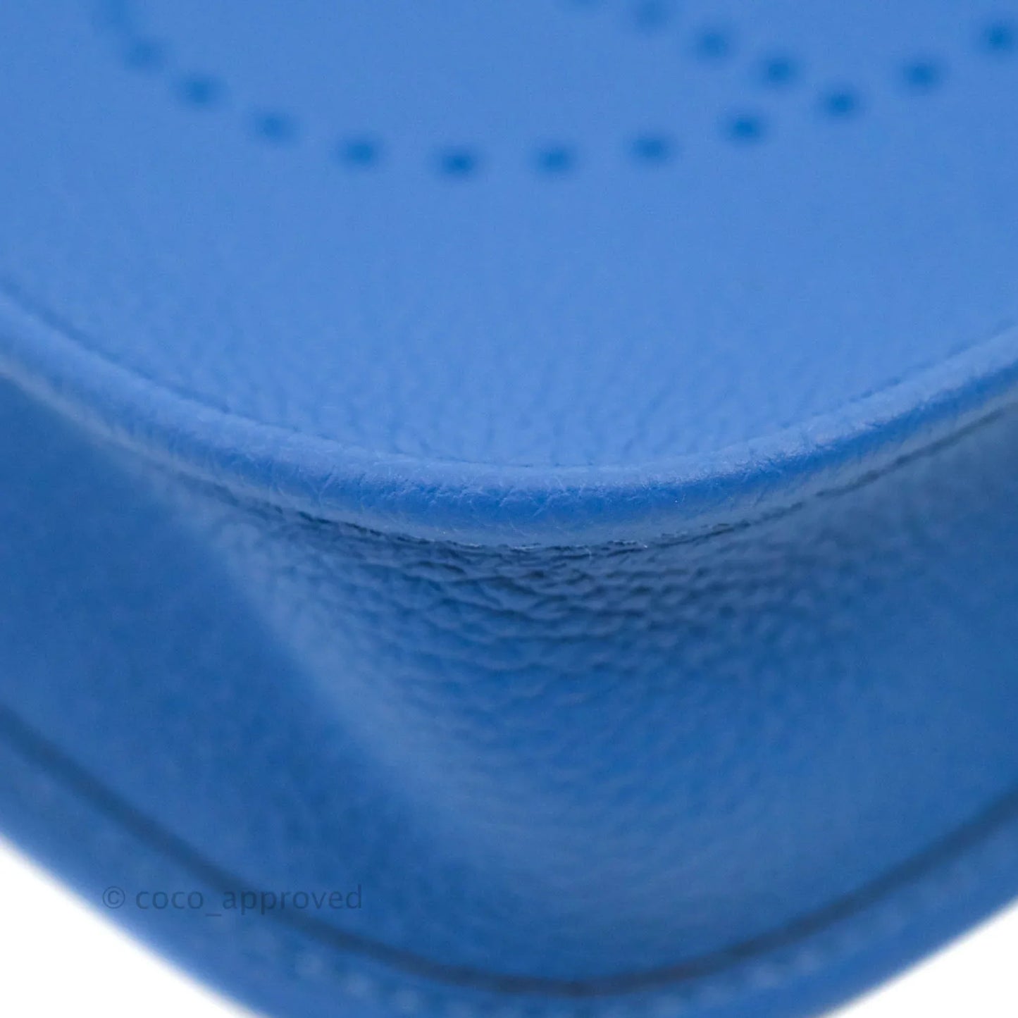 Hermès Mini Evelyne 16 Bleu France Taurillon Maurice Palladium Hardware