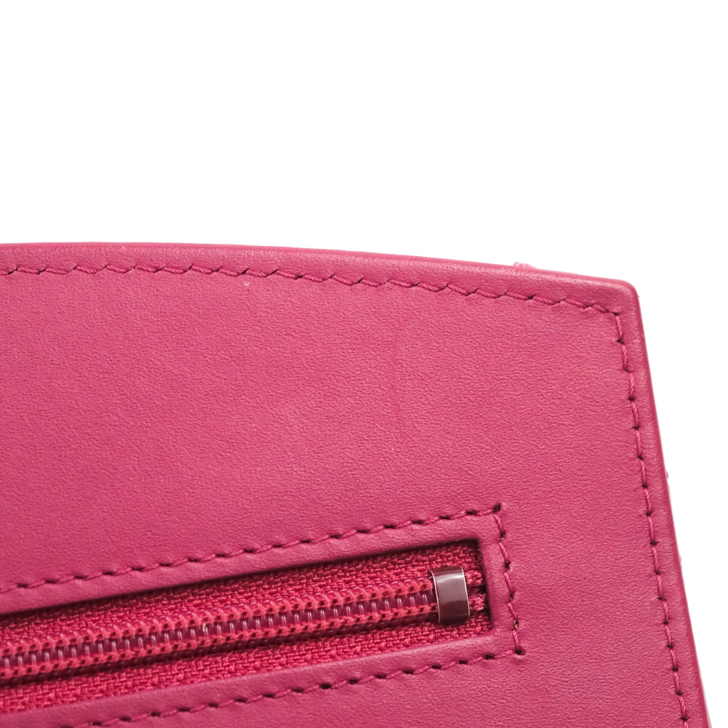 Chanel Wallet on Chain WOC Quilted Red Patent Ruthenium Hardware