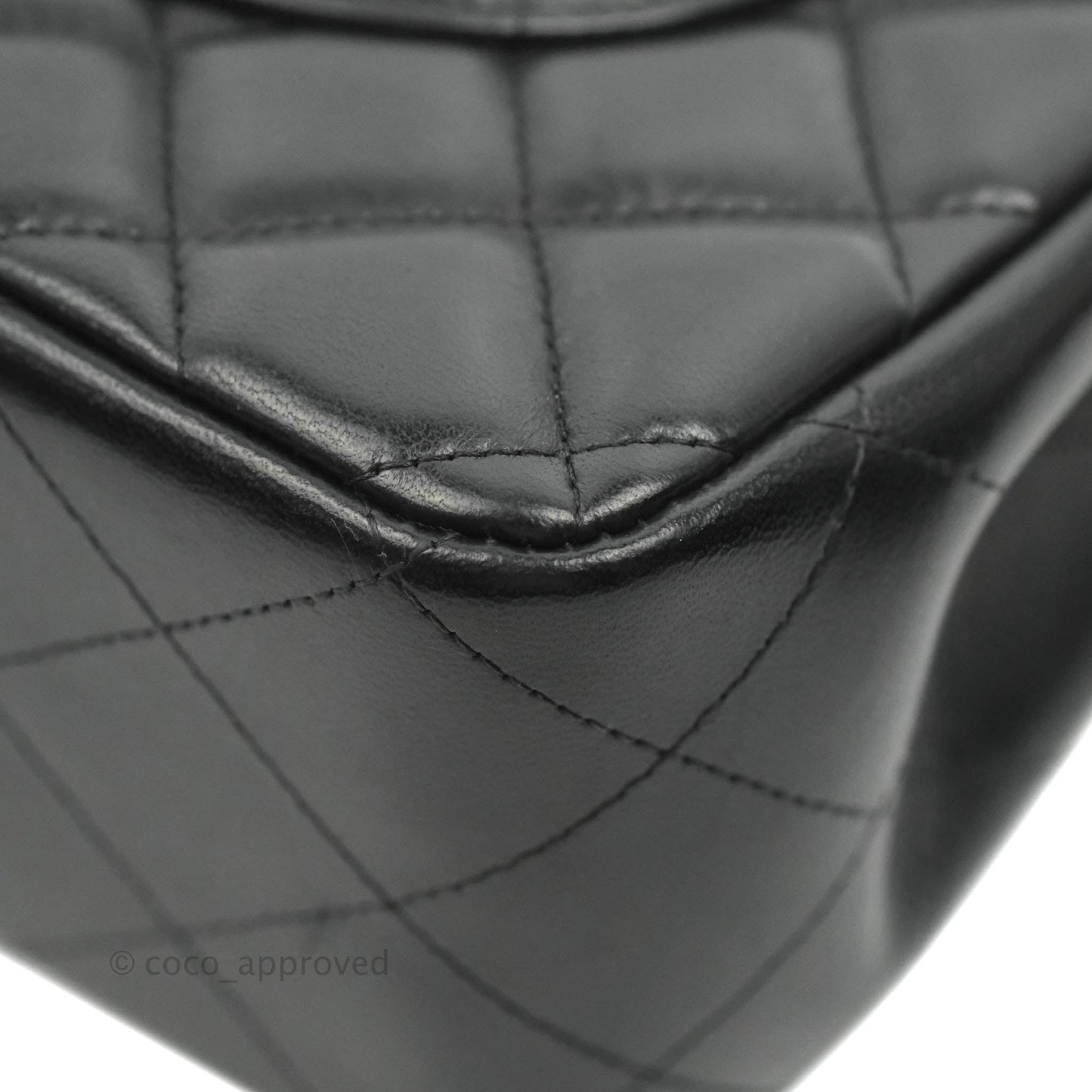 Chanel Jumbo Double Flap Black Lambskin Gold Hardware