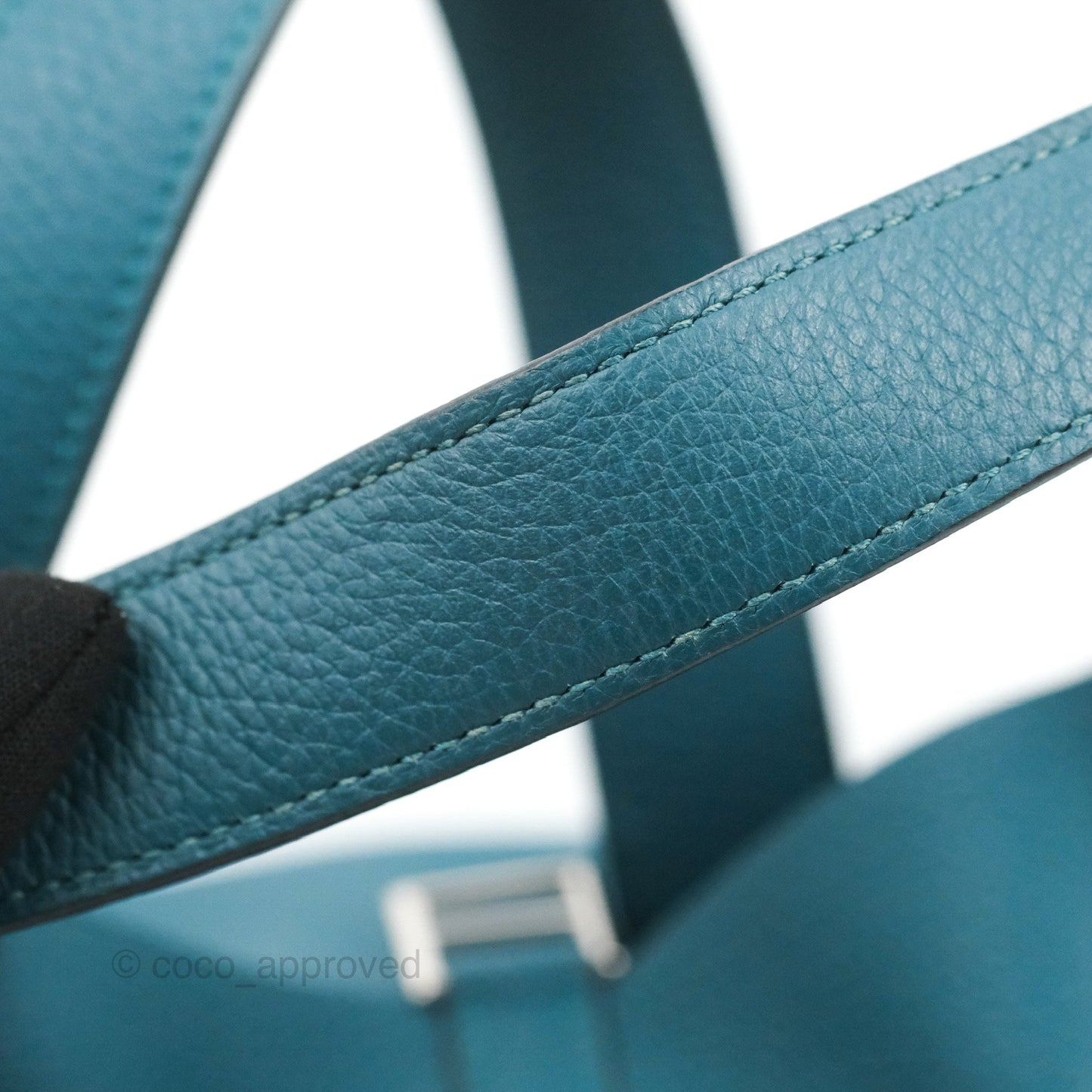Hermès Picotin 22 Teal TM Palladium Hardware