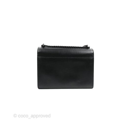 Saint Laurent Sunset Medium So Black Calfskin