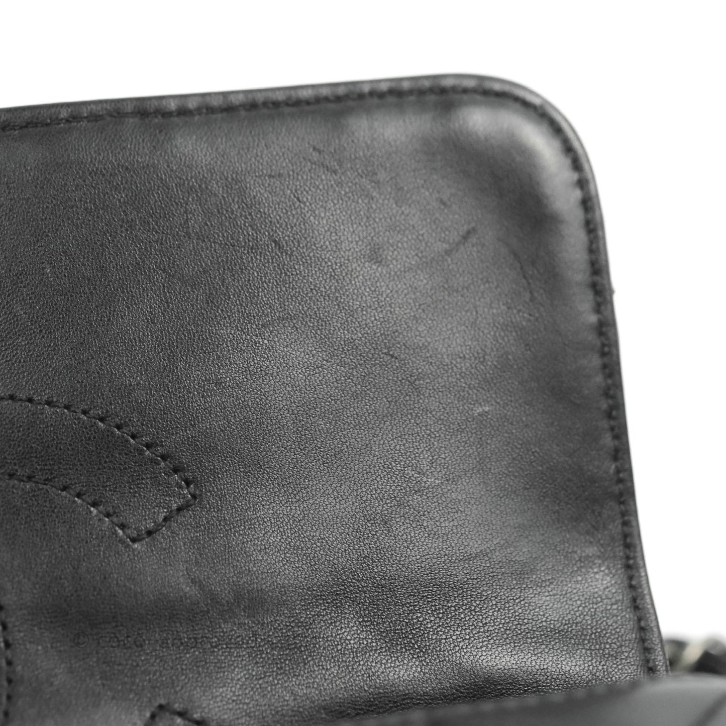Chanel Small Trendy CC Black Lambskin Ruthenium Hardware